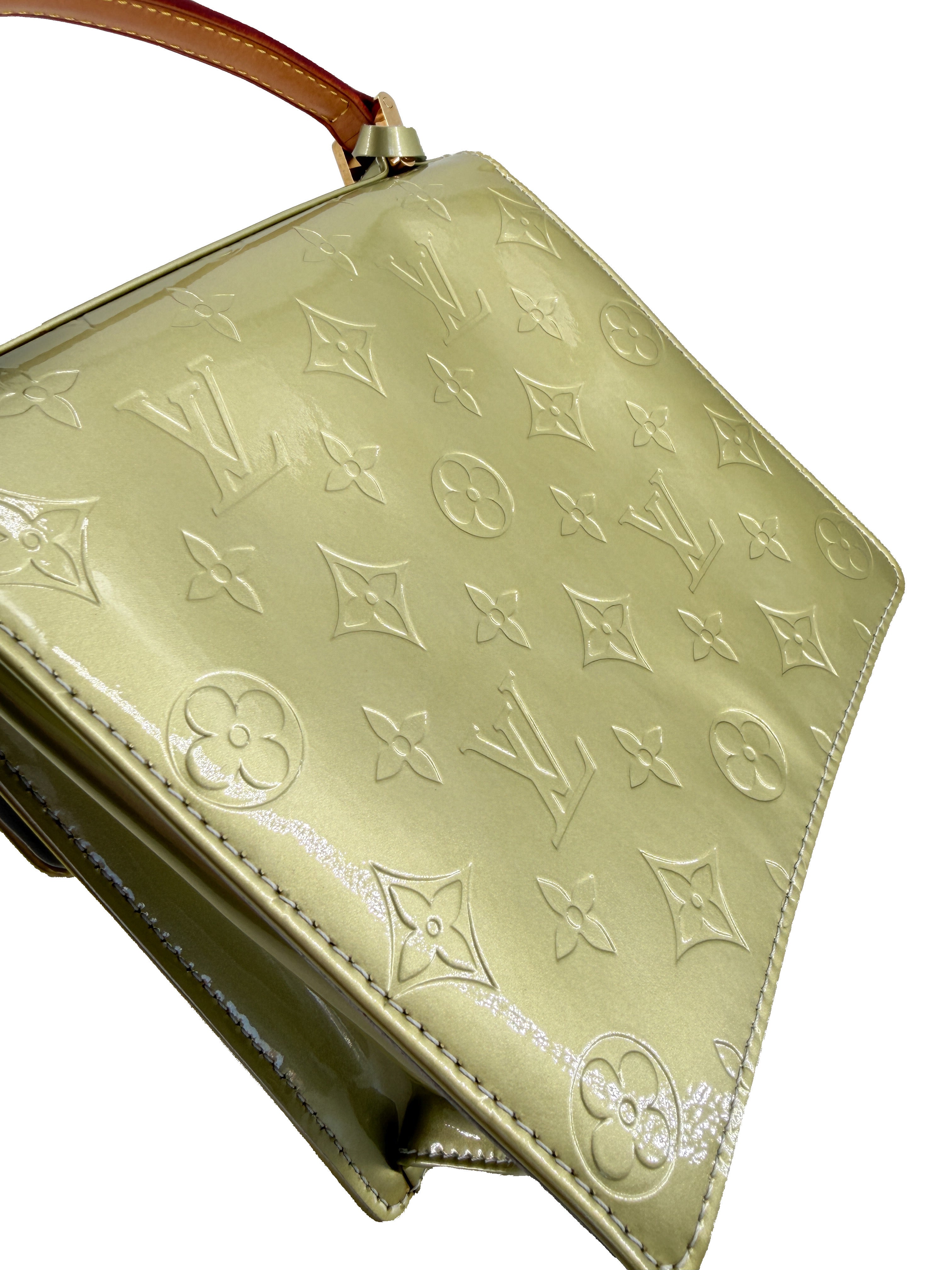 Louis Vuitton green vernis monogram Spring Street VI0021