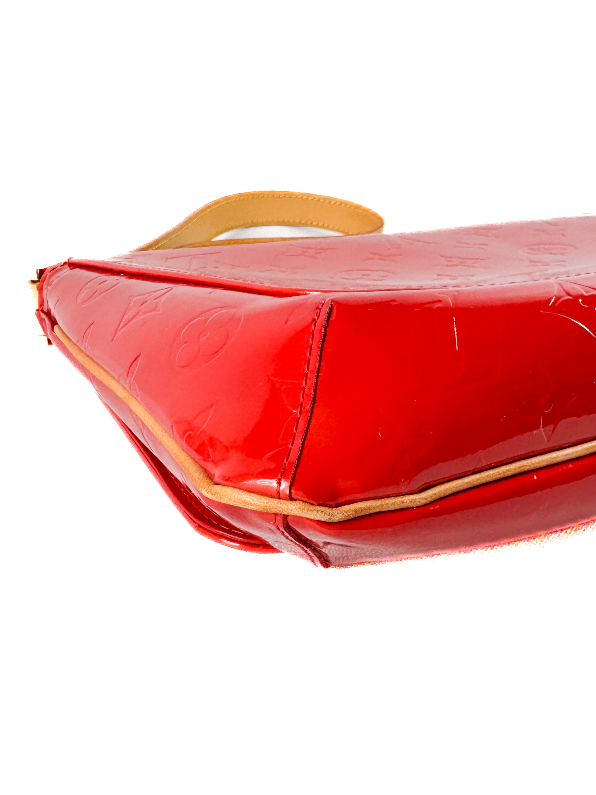 Louis Vuitton red vernis Thompson street shoulder bag CA0031