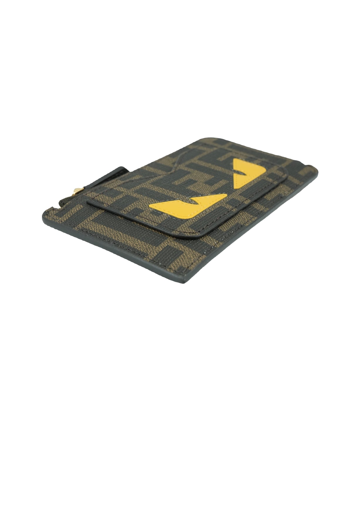 Fendi Monster card case brown, pink 0189