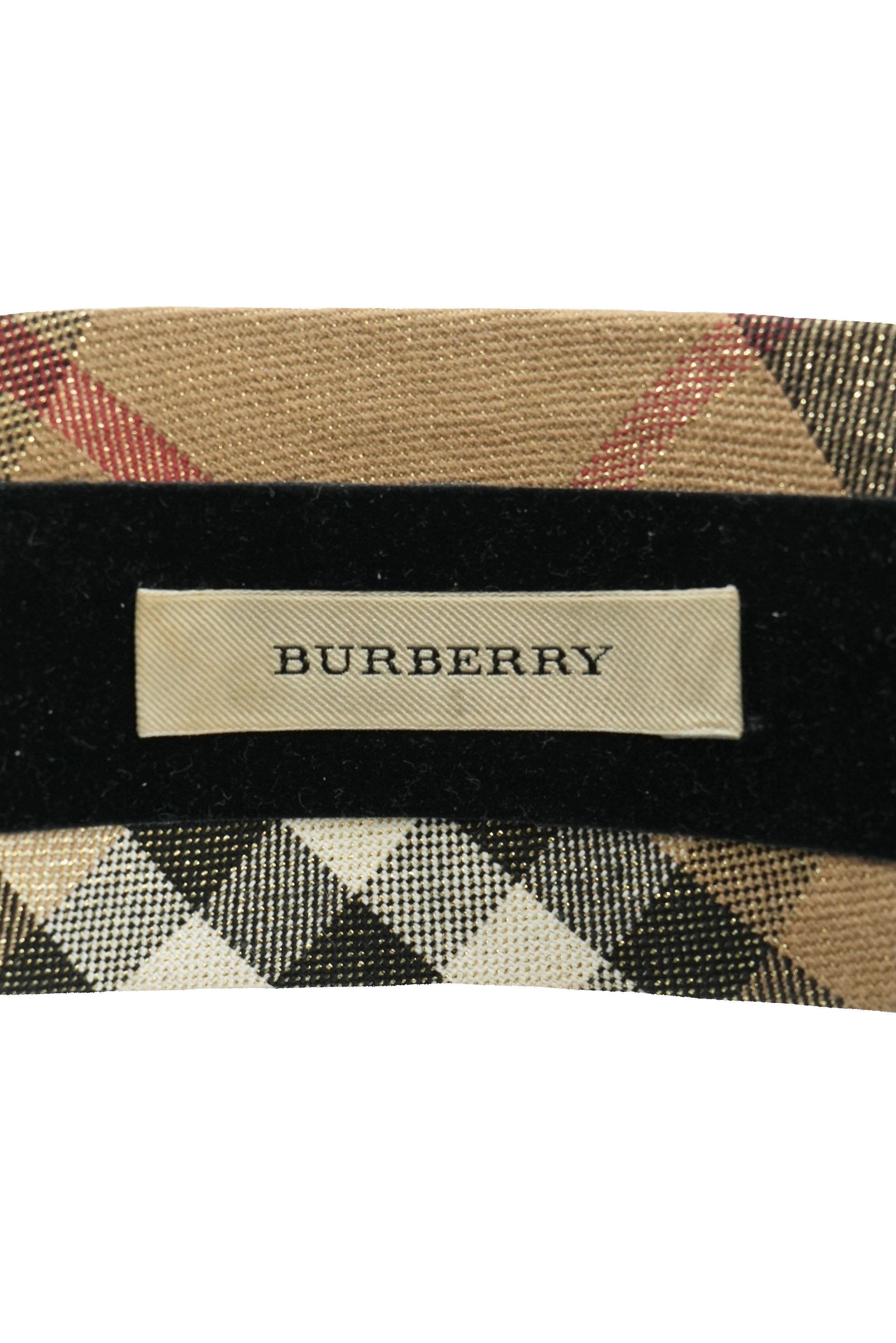 Burberry check wide headband