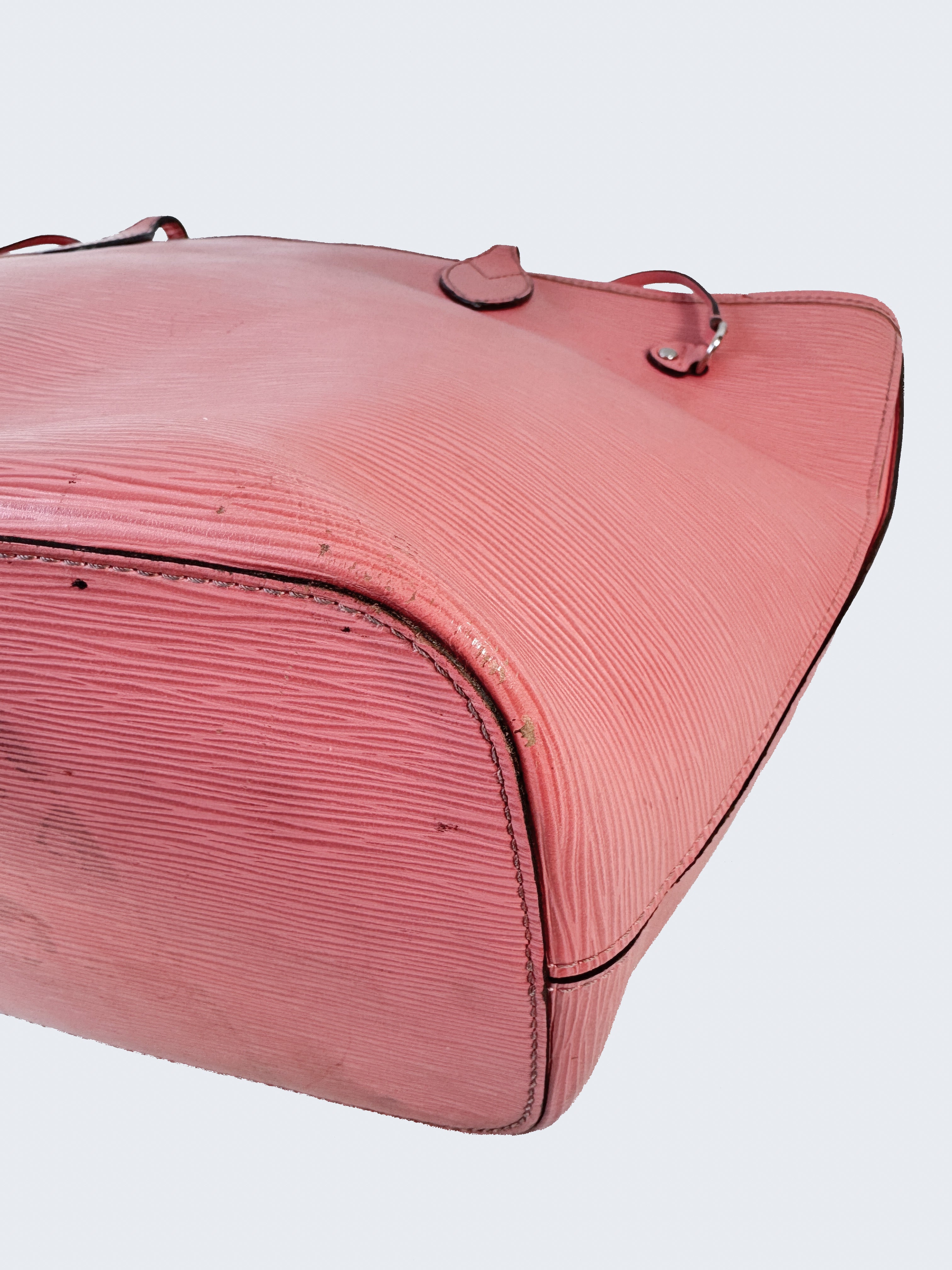 Louis Vuitton coral pink epi Neverfull MM SR0174 **as is**