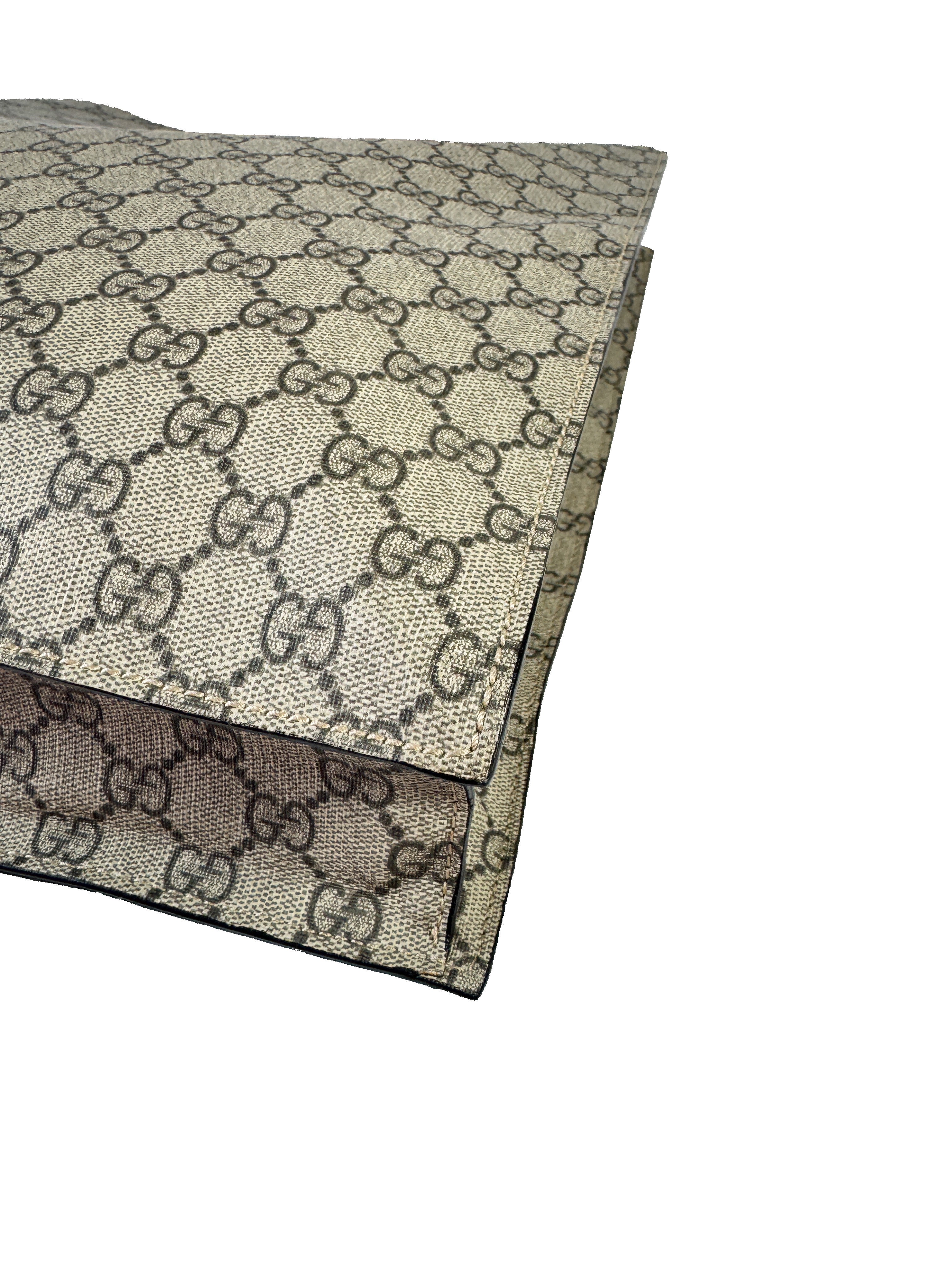 Gucci GG vertical Courrier UFO patch tote 474084 000926