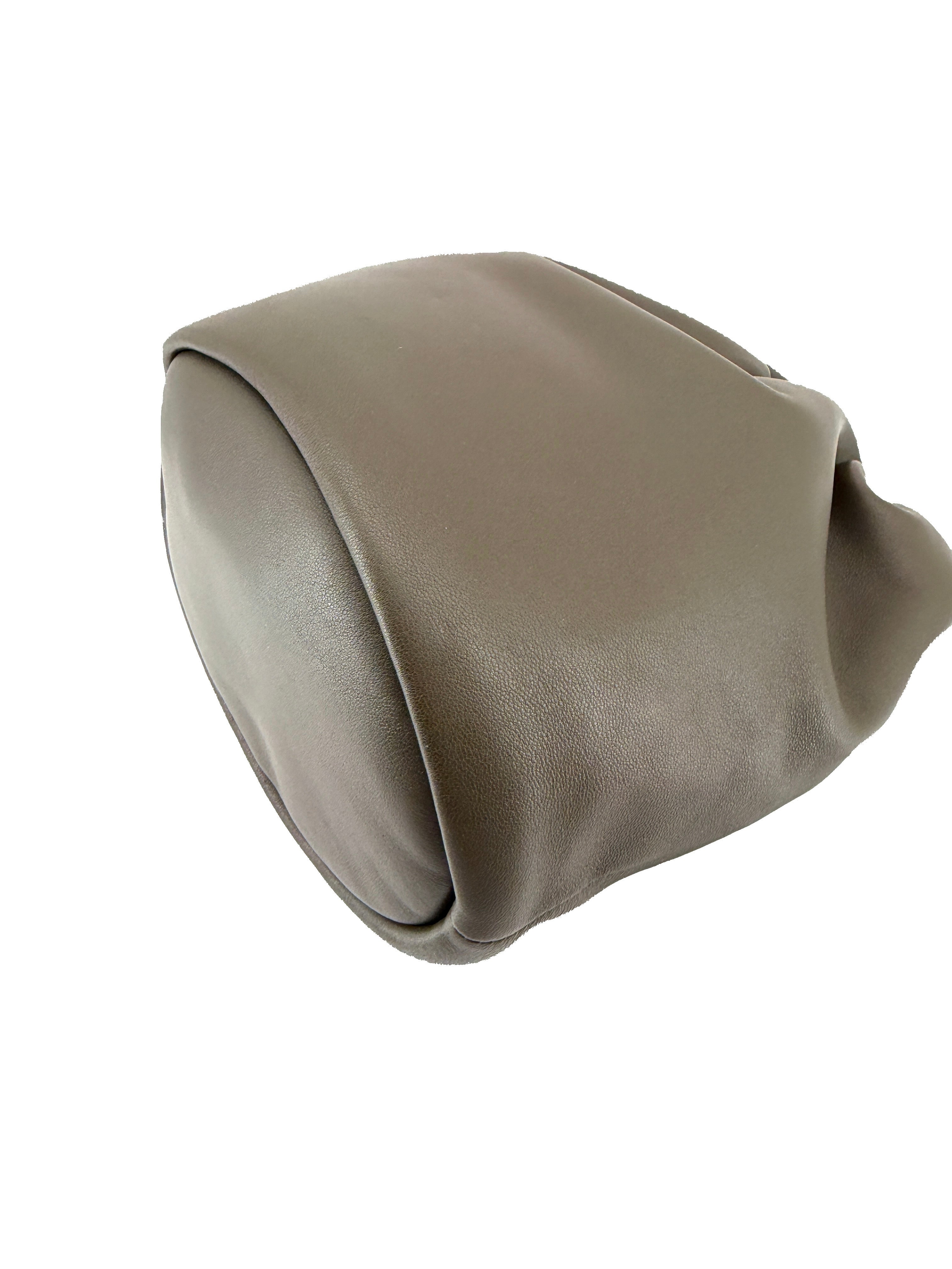Loewe olive Flamenco bucket bag 252415
