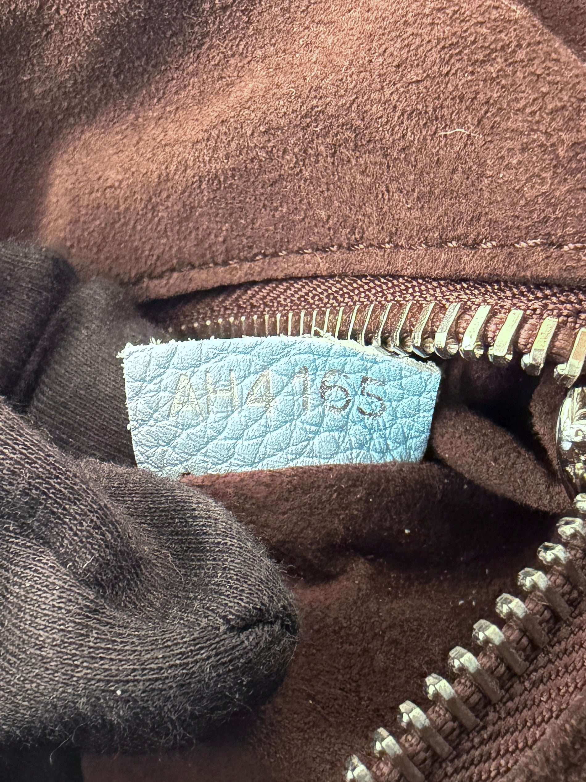 Louis Vuitton blue Babylone PM AH4165