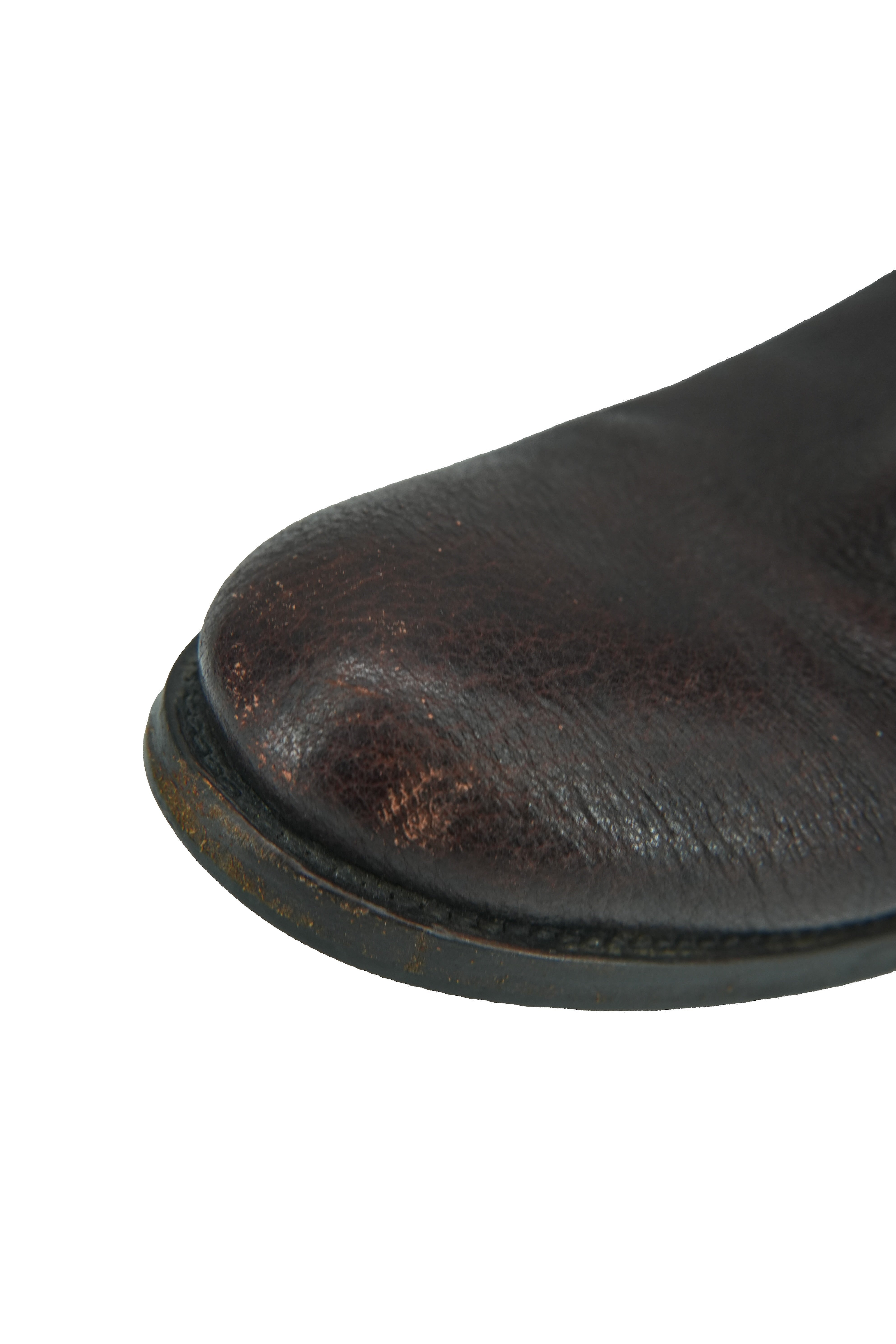 Prada brown leather riding boots size 38.5