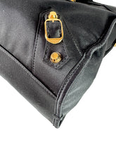 Balenciaga black satin Neo city 115748-1000-C-1669