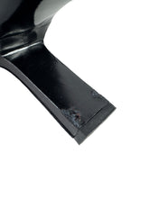 Hermès black leather suede heeled boots size 39 BOX