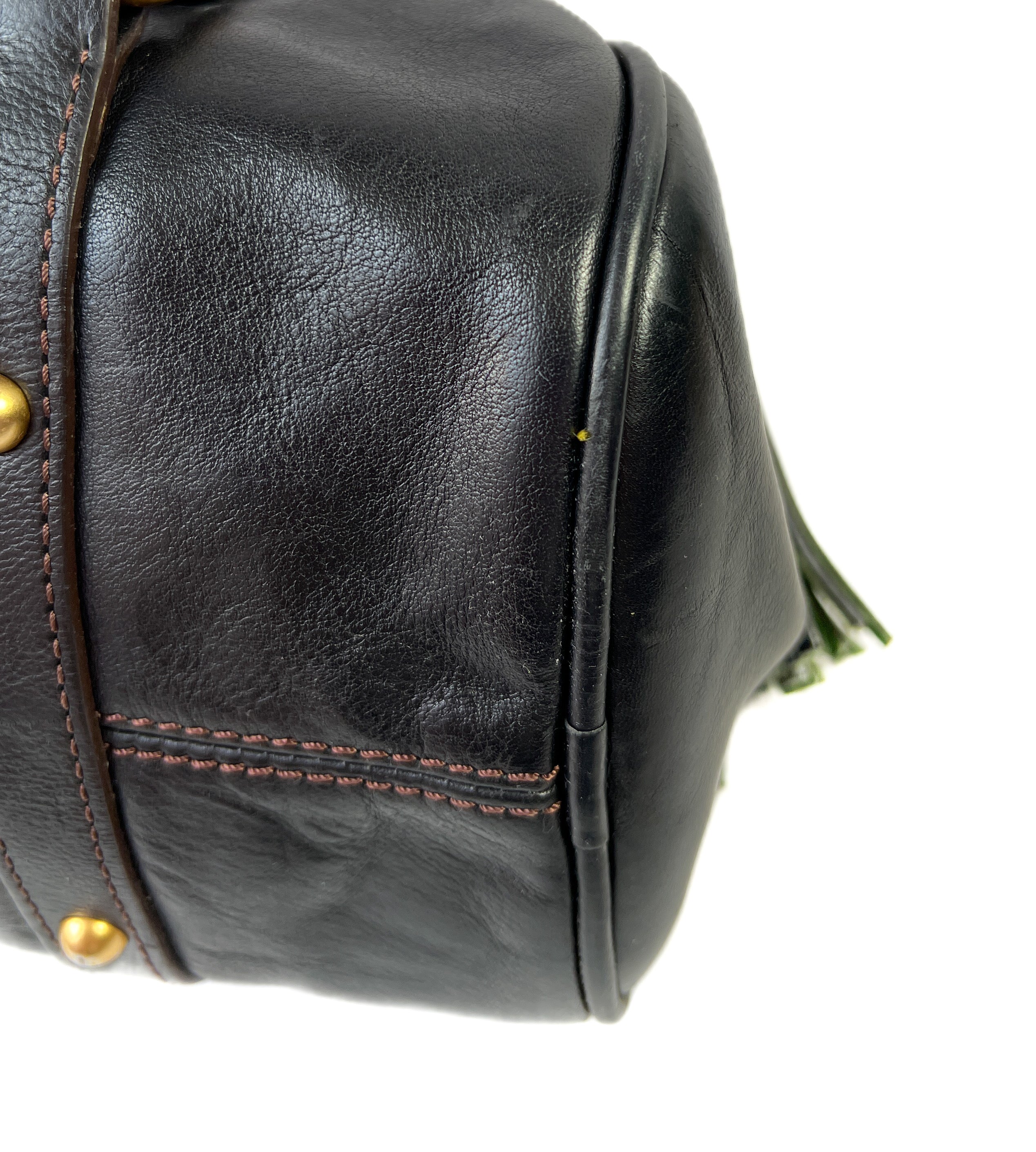 Dooney & Bourke black leather Florentine satchel