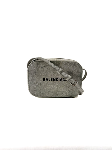 Balenciaga silver glitter everyday camera bag **as is**