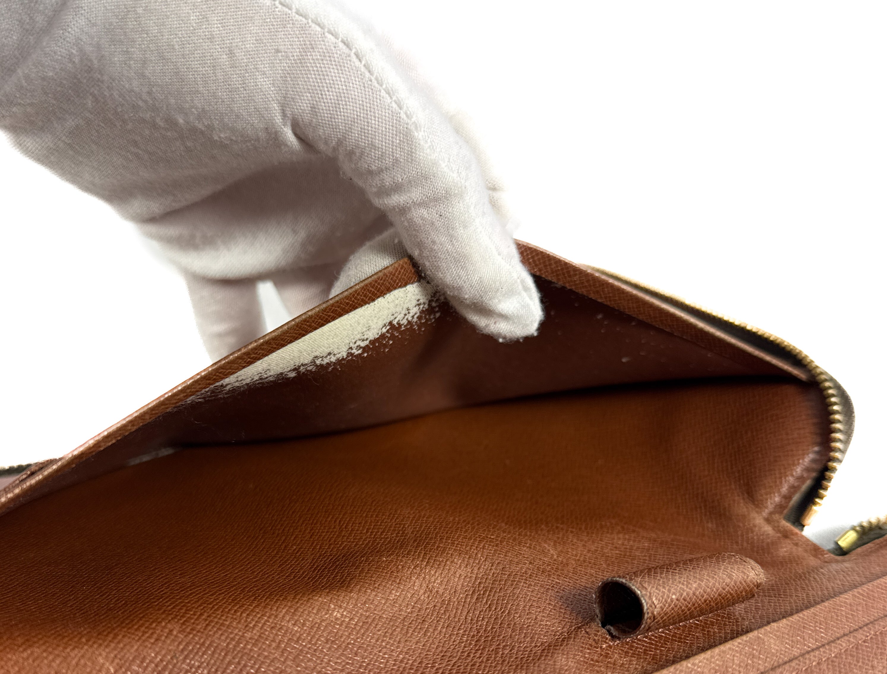 Louis Vuitton monogram vintage organizer de voyage travel wallet MI1917