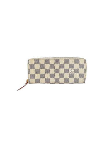 Louis Vuitton damier azur Clemence wallet GI5117