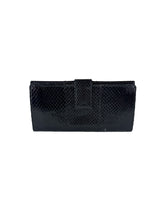 Gucci black embossed leather wallet 2067