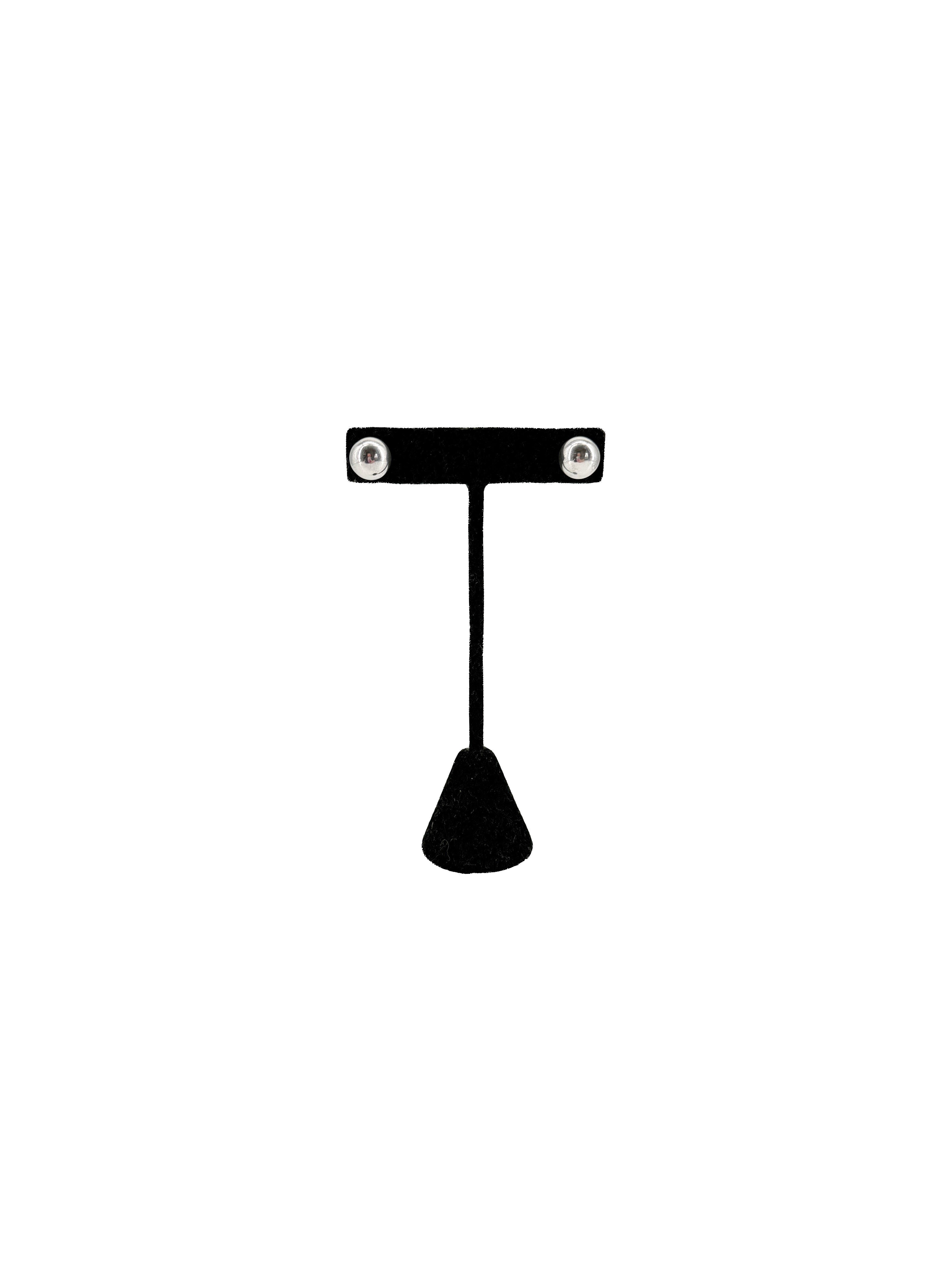 Tiffany & Co sterling silver hardwear ball stud earrings