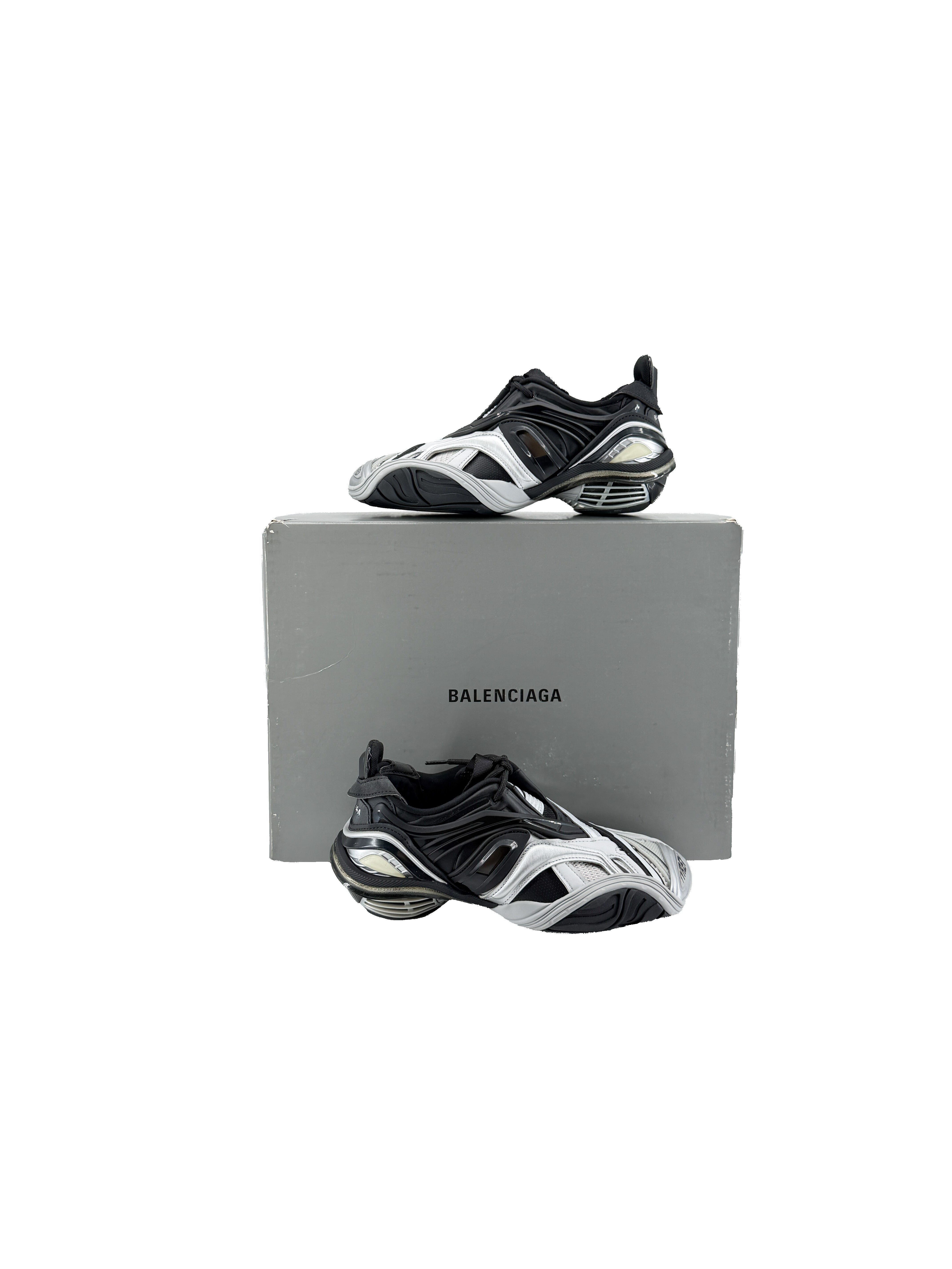 Balenciaga Tyrex black silver sneakers size 36 (6) BOX
