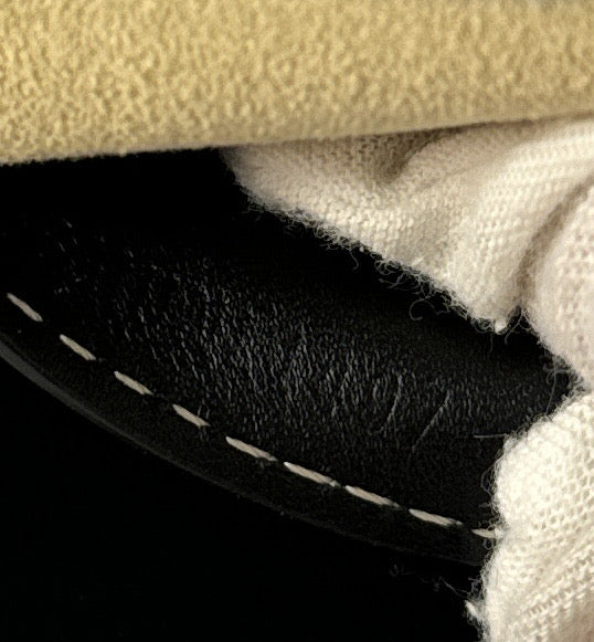 Burberry black small leather soft pocket tote **as is**