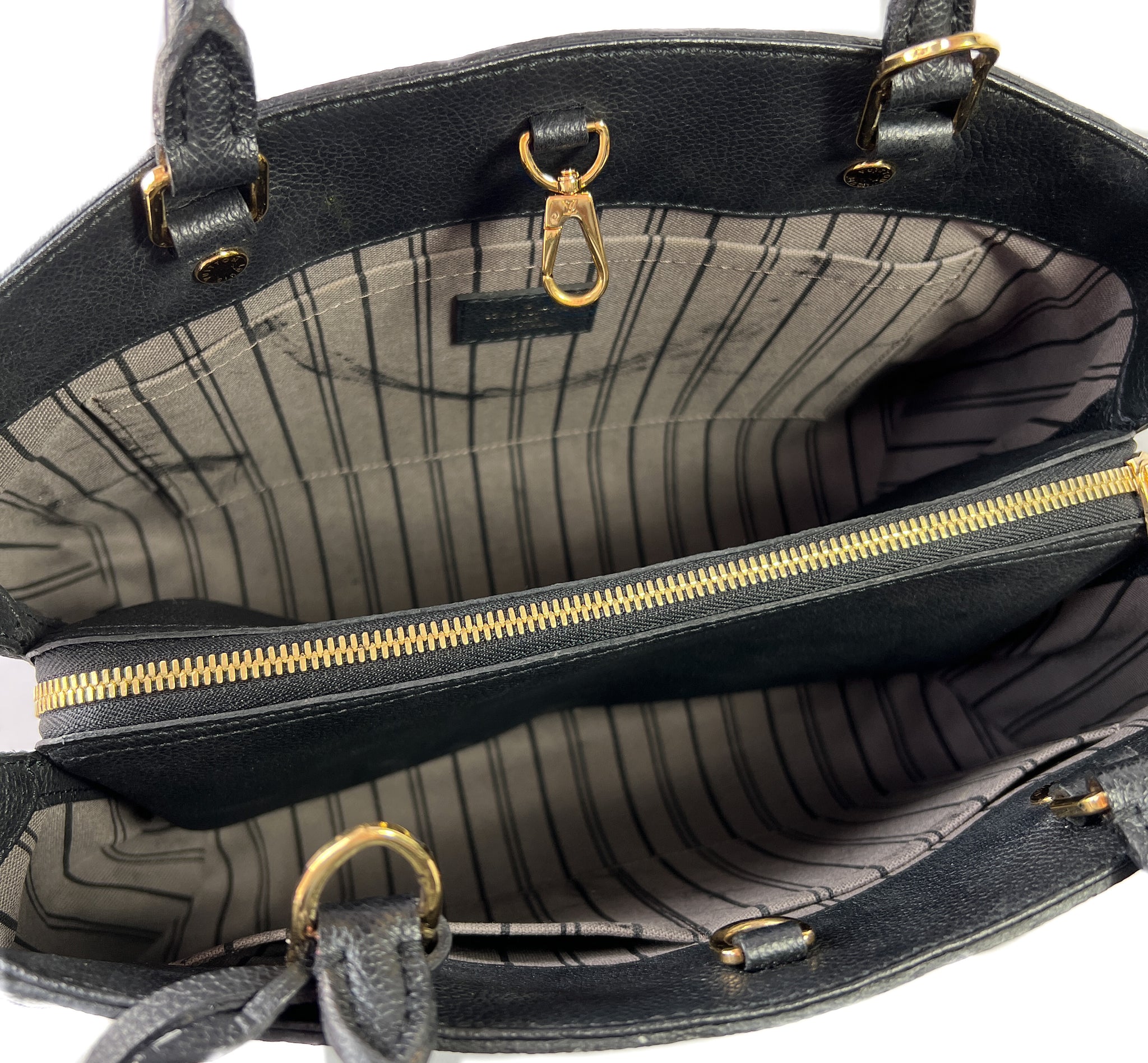 Louis Vuitton black empreinte Montaigne 2014 – My Girlfriend's