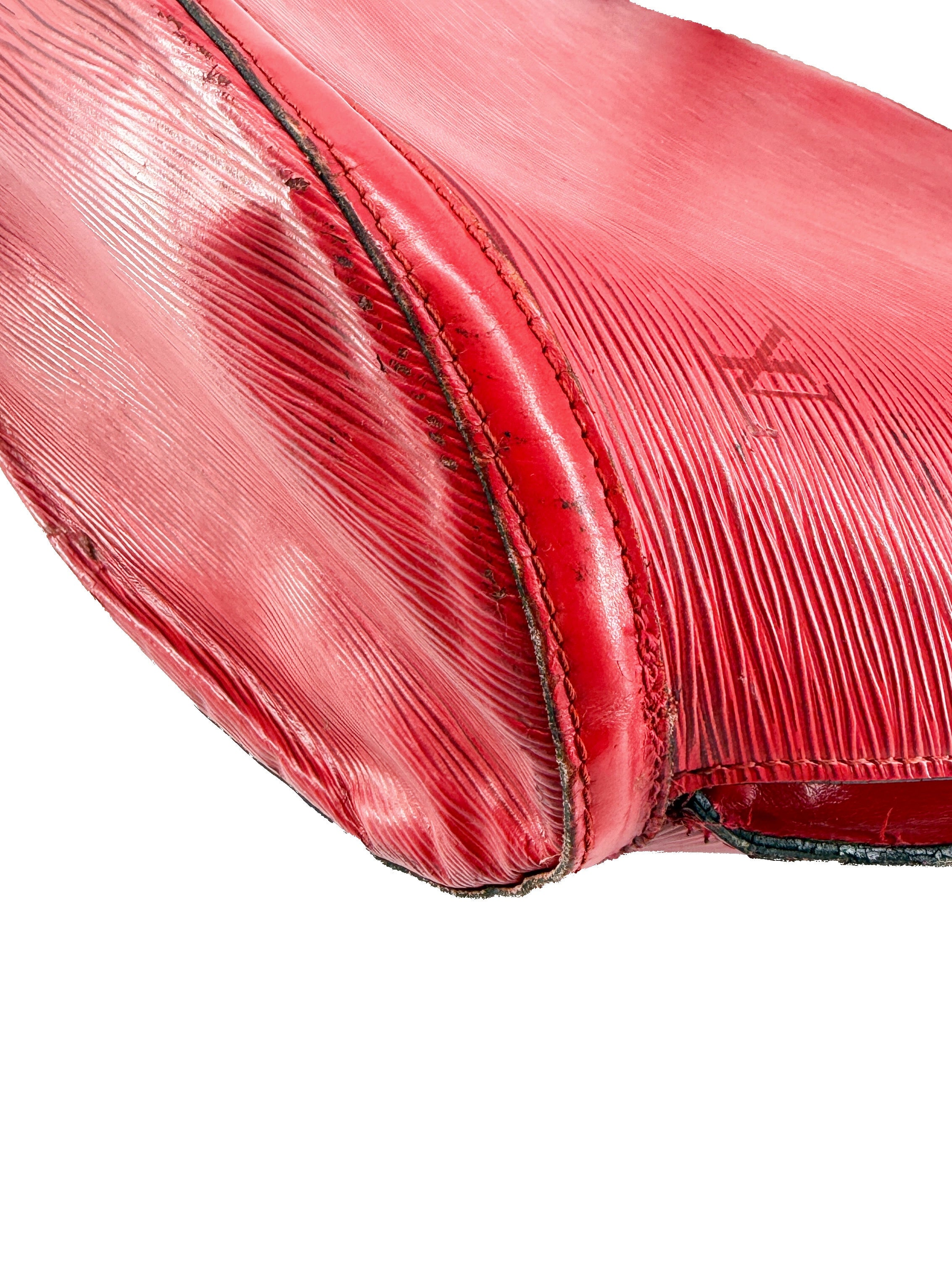 Louis Vuitton red Epi leather Saint Jacques A20954