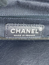 Chanel navy leather reissue quilted aged tote large 17177741
