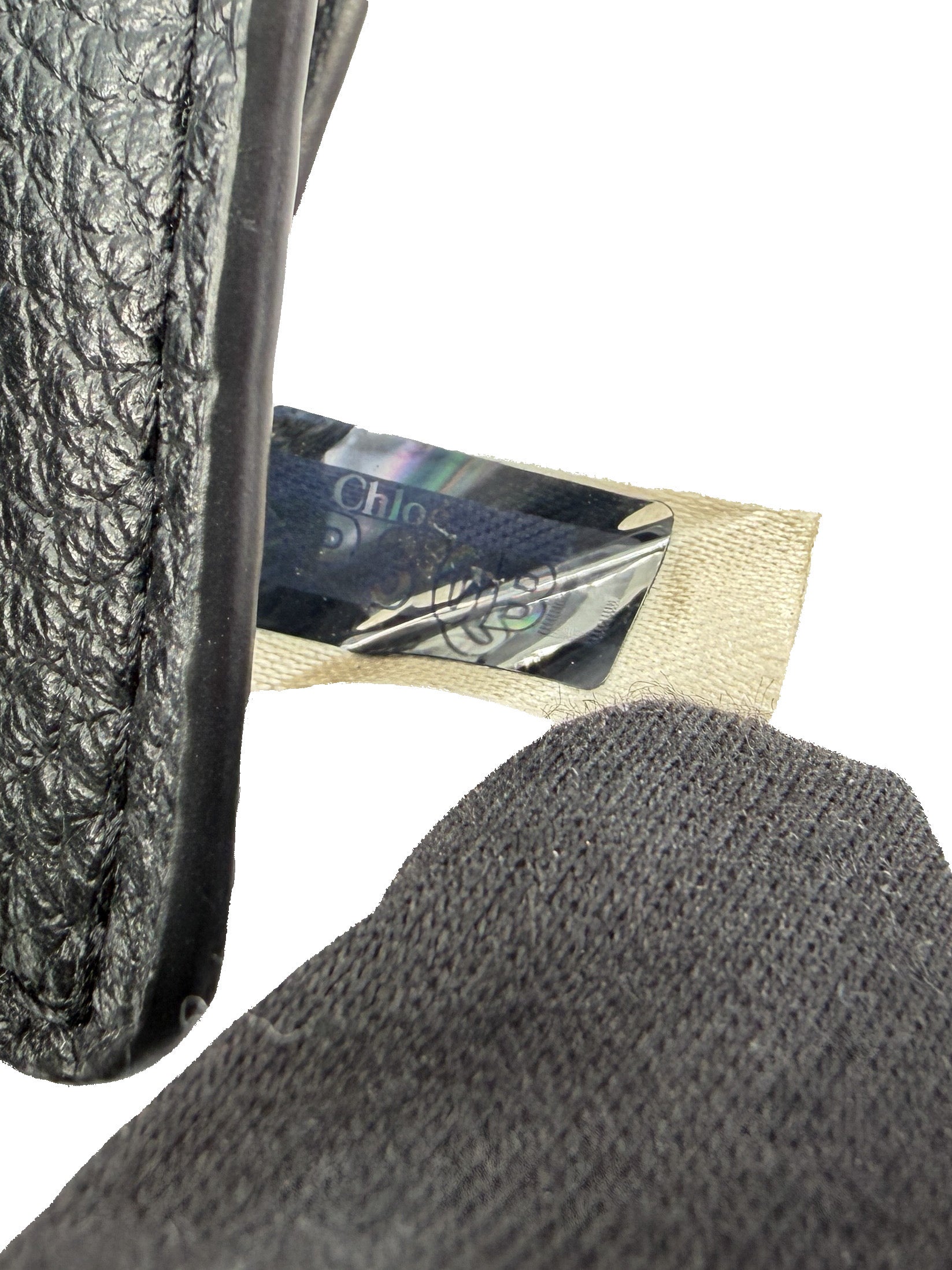 Chloé black leather medium Marcie compact wallet