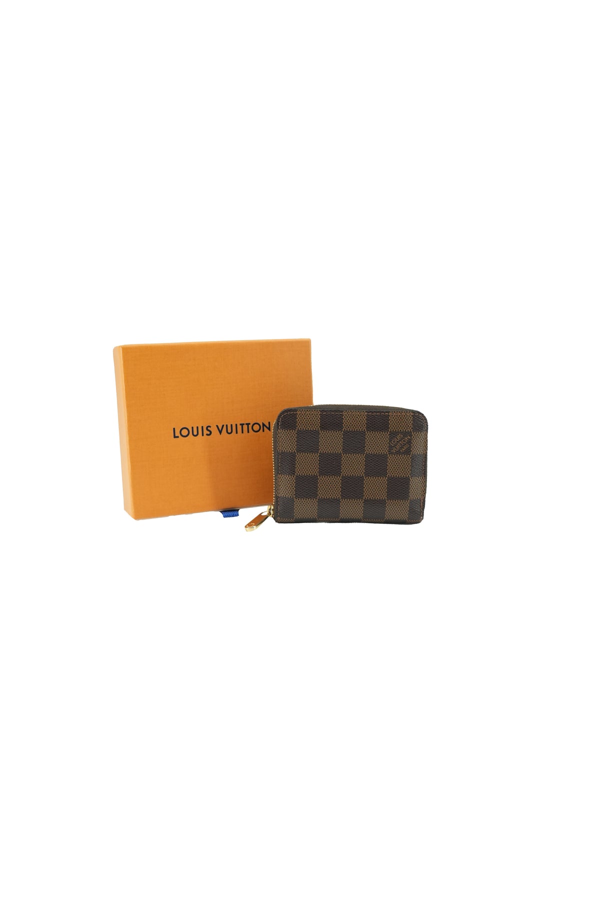 Louis Vuitton damier ebene zippy coin wallet NFC