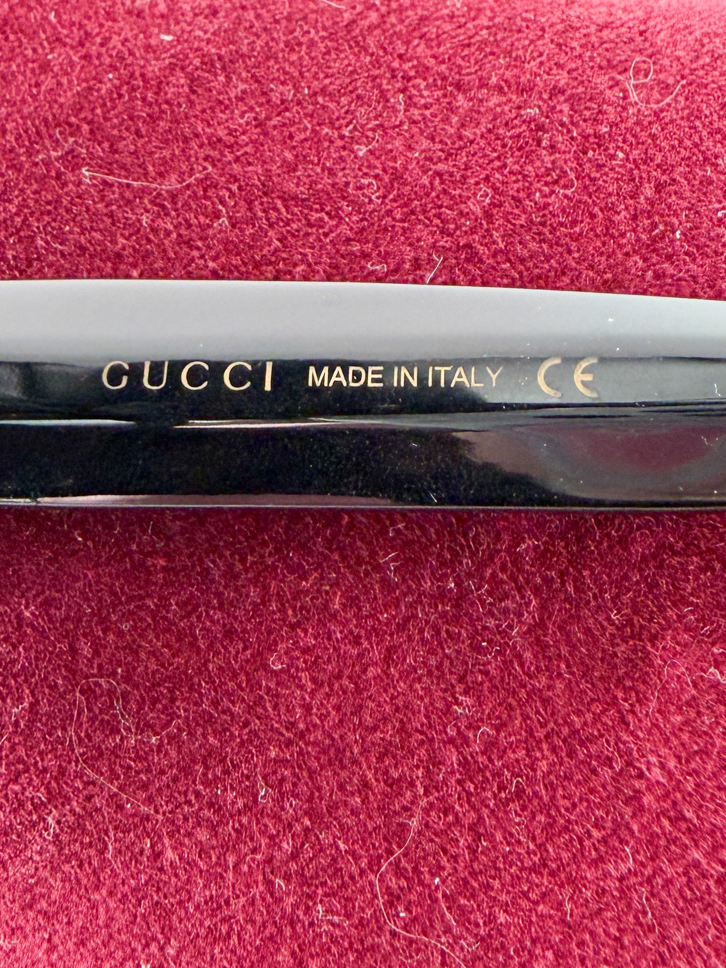 Gucci black double GG star sunglasses *case*
