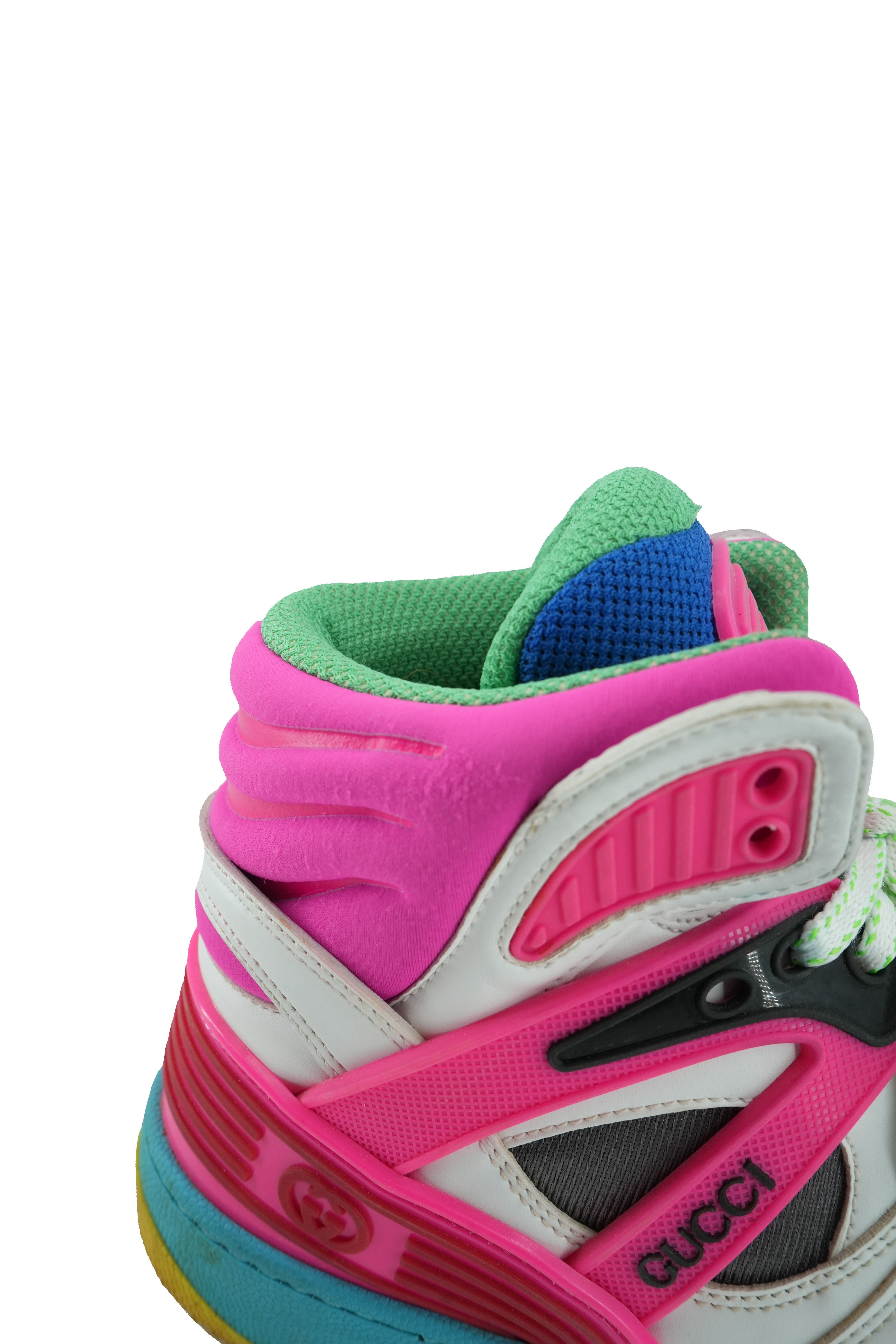 Gucci neon Basket High sneaker size 38 (8)