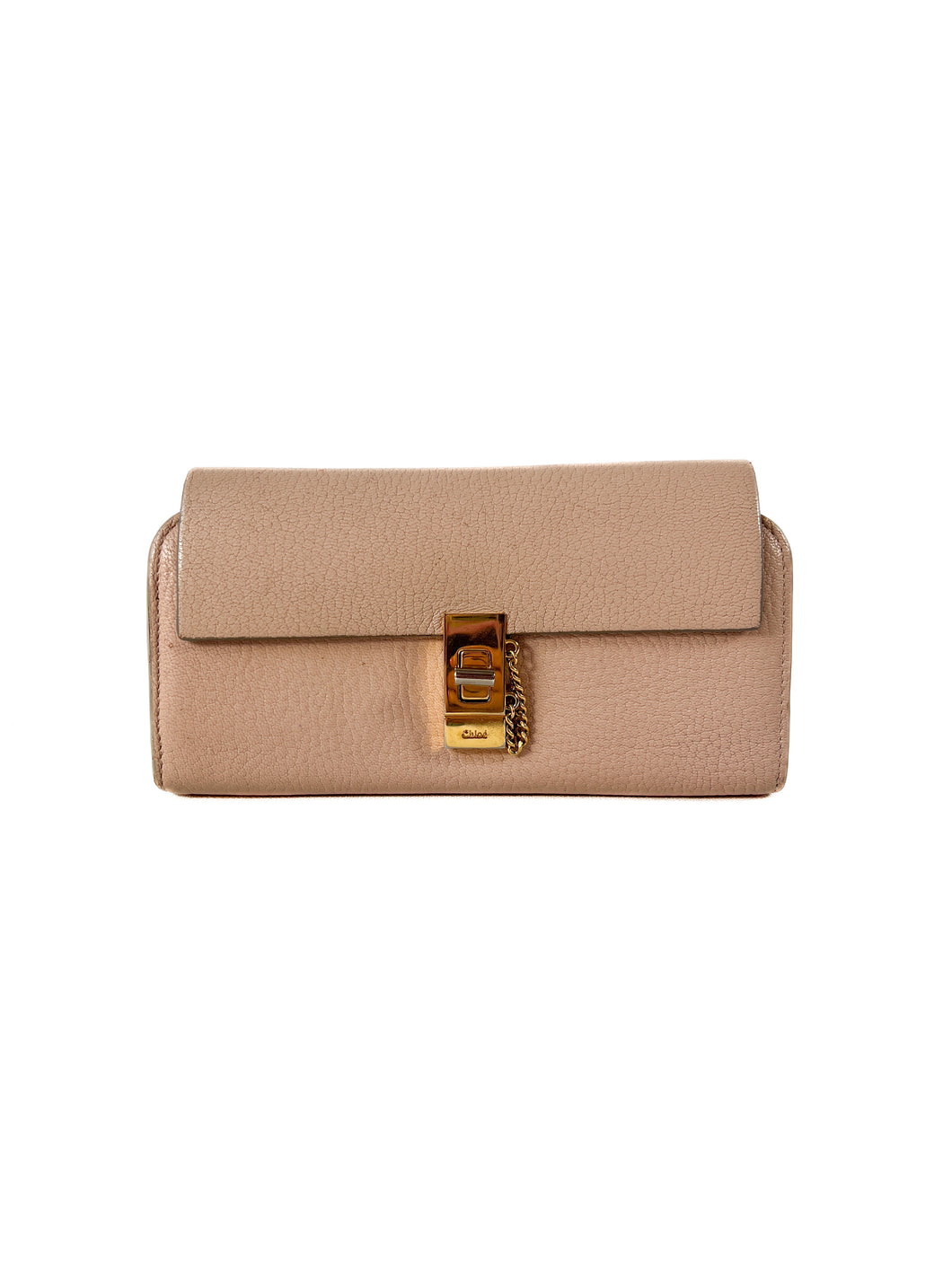 Chloé Drew light pink leather wallet **as is**