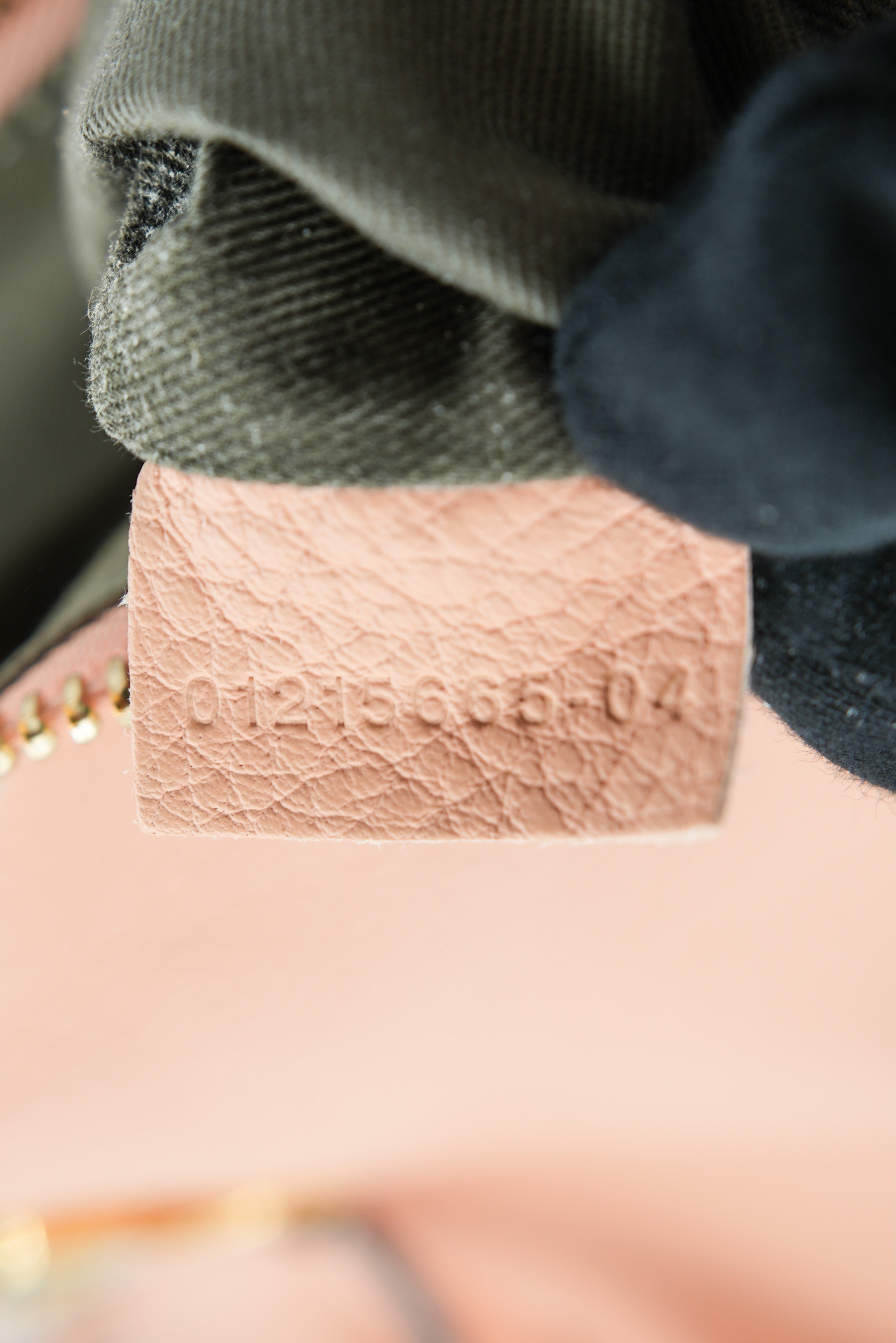 Chloé peach leather Marcie satchel 01215665-04