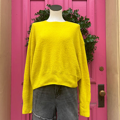 Vince chartreuse sweater size S