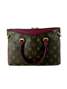 Louis Vuitton monogram Pallas BB full raisin SD1127