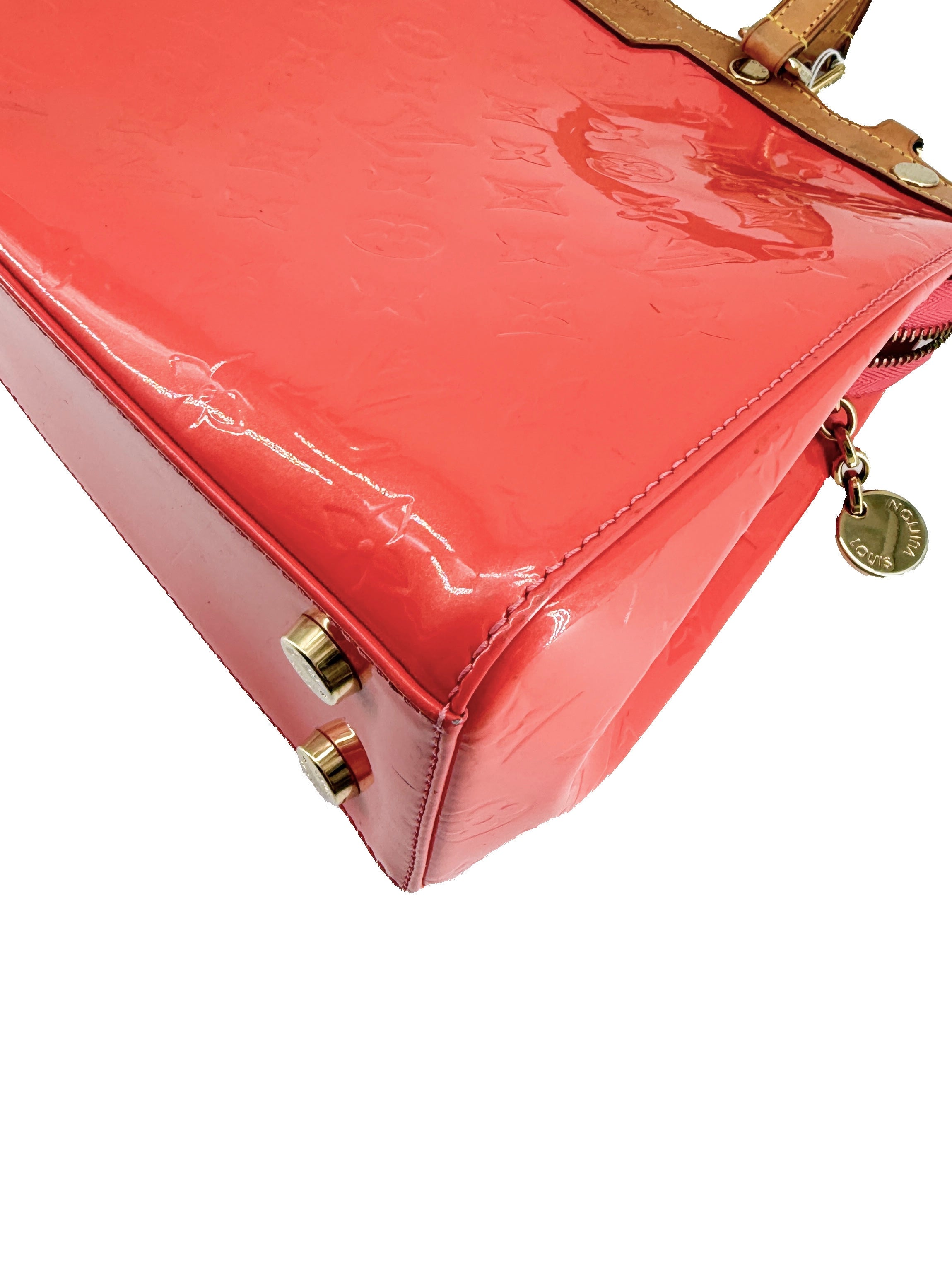 Louis Vuitton Vernis Brea MM orange sunset SR4164
