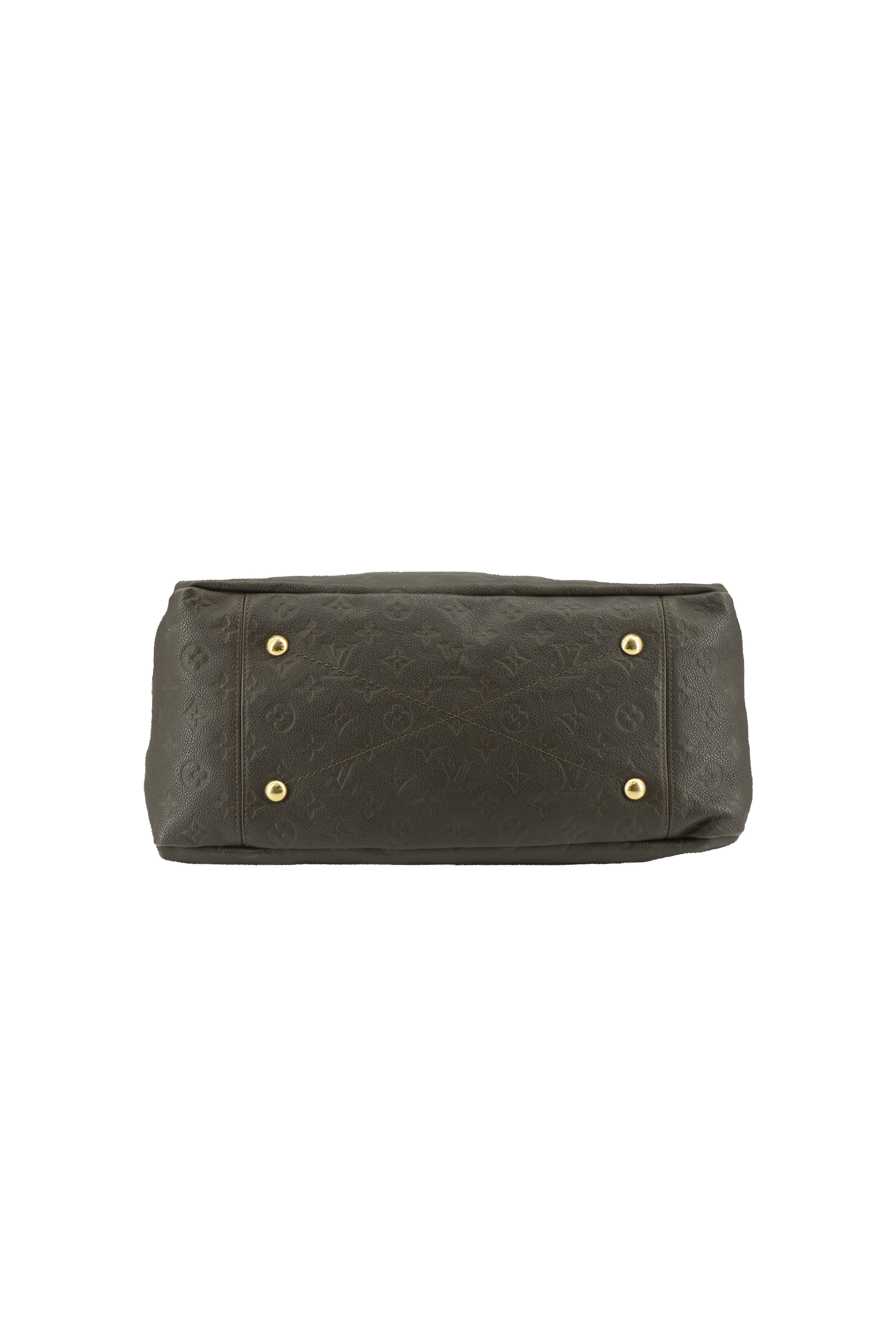 Louis Vuitton dark brown empreinte leather Artsy CA3174