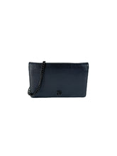Gucci GG black Marmont leather wallet on a chain 497985-493075
