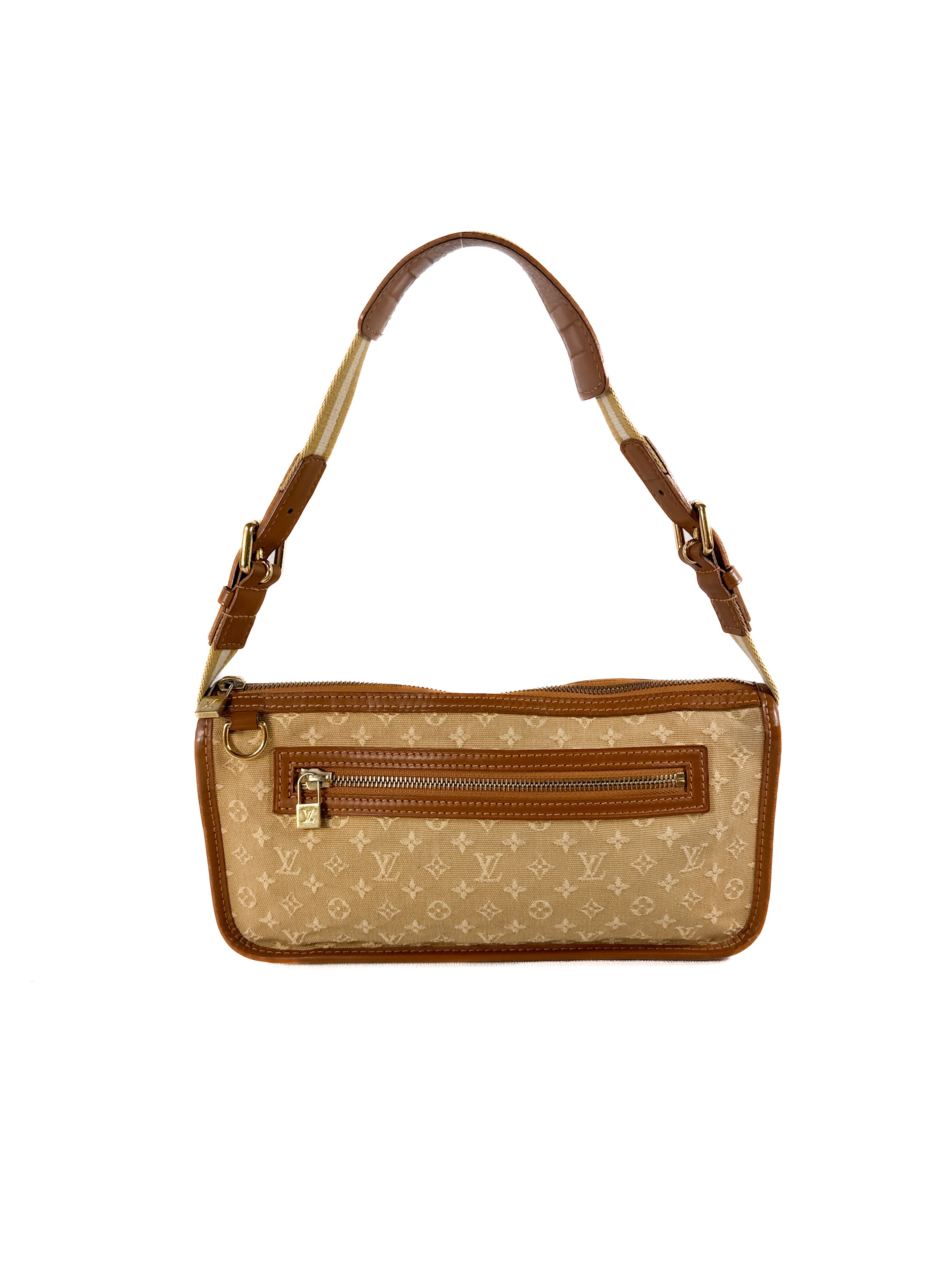 Louis Vuitton beige monogram mini pochette Kathleen TH0074