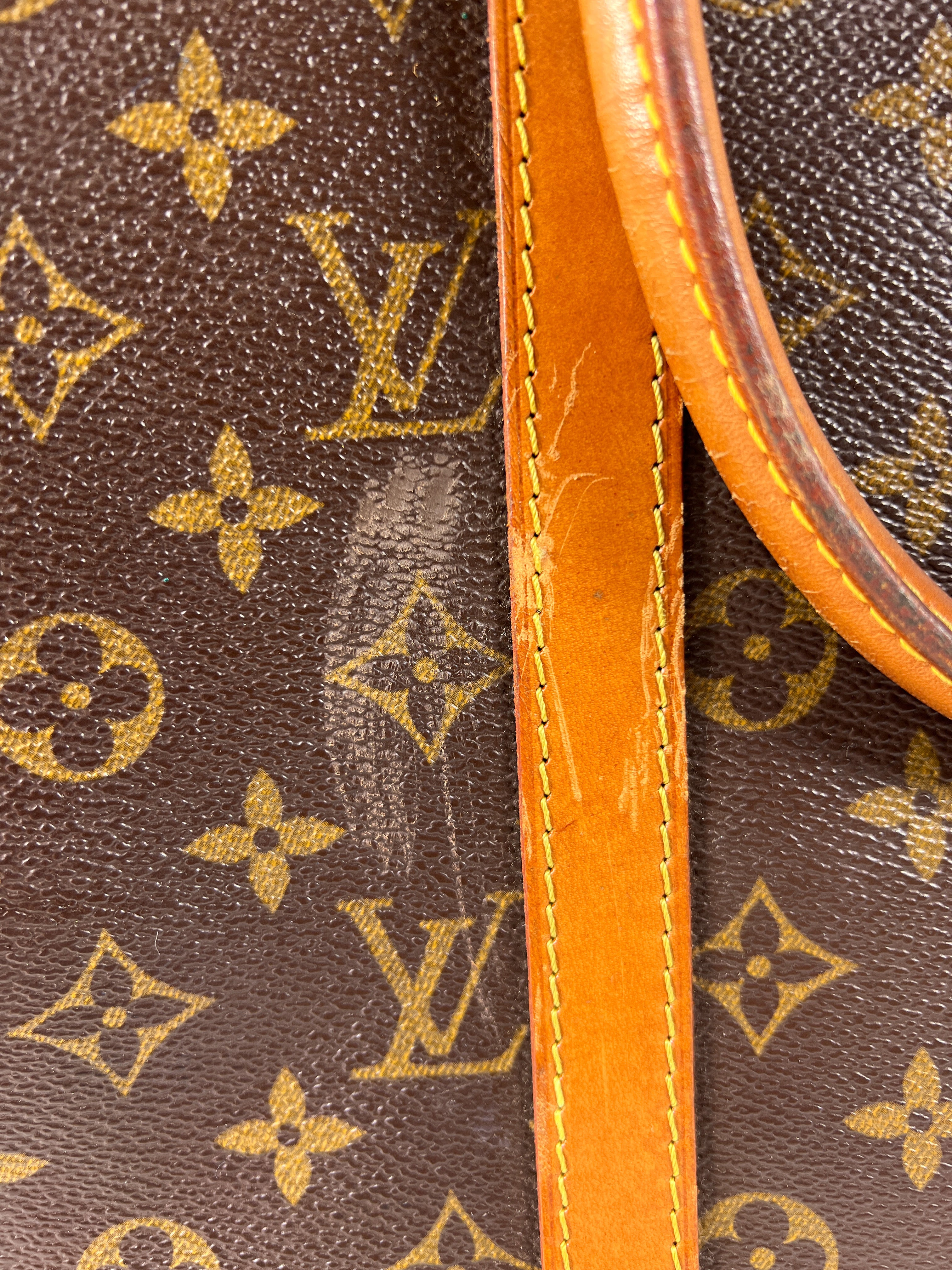 Louis Vuitton monogram porte documents voyage bag TH0030