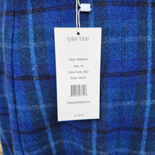 Tyler Boe blue plaid skirt suit size M/10 NWT retail $400+