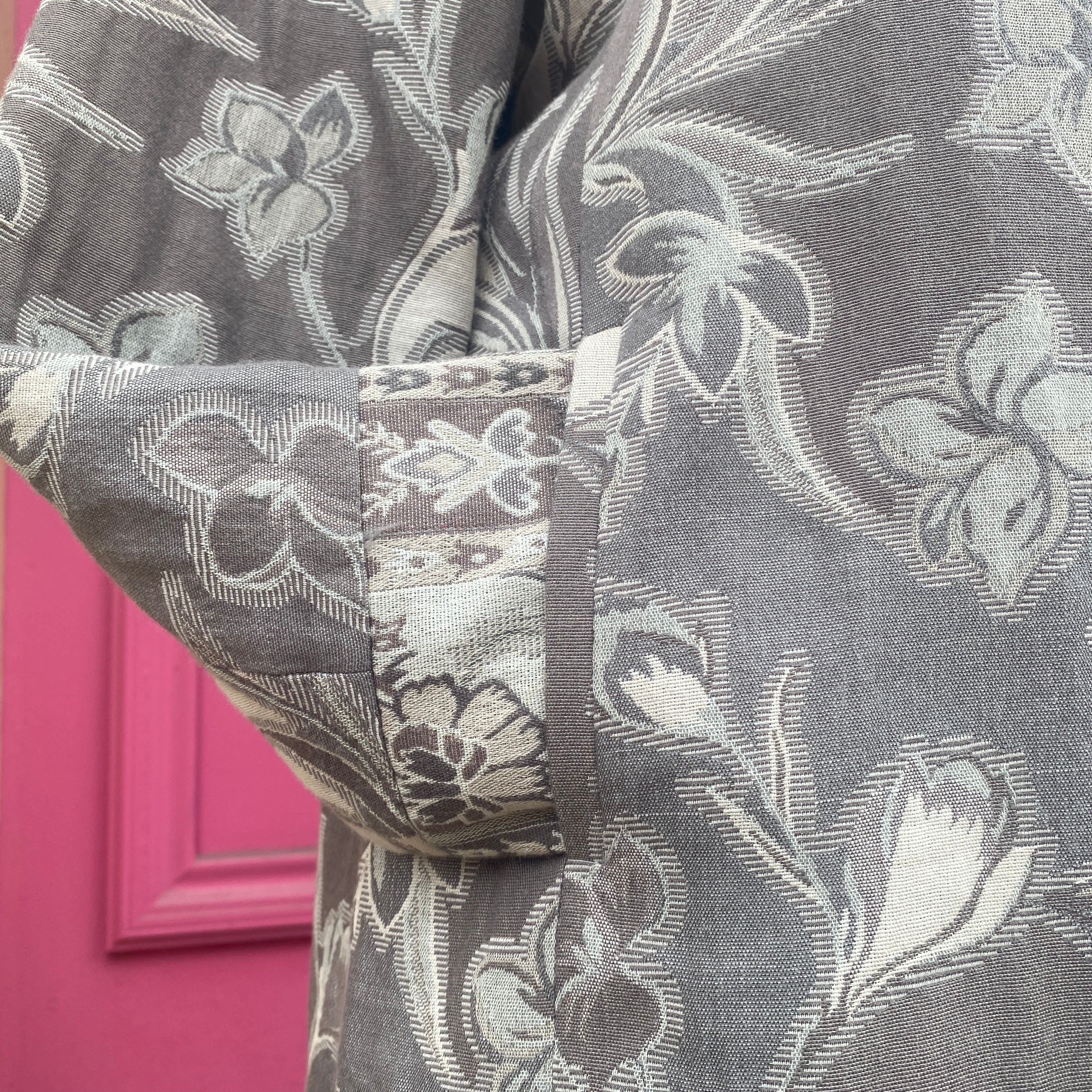 Chico’s gray brocade jacket size L