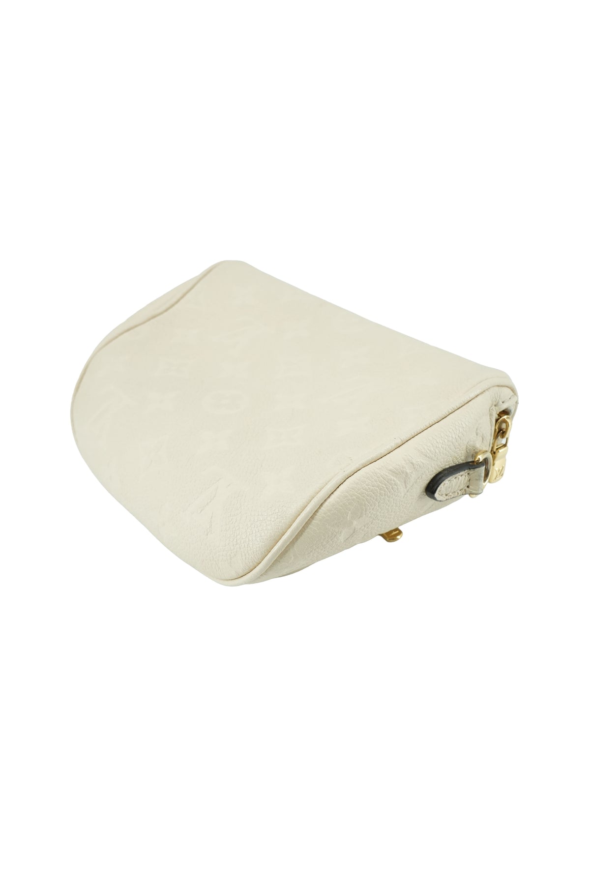 Louis Vuitton cream empreinte mini bumbag NFC