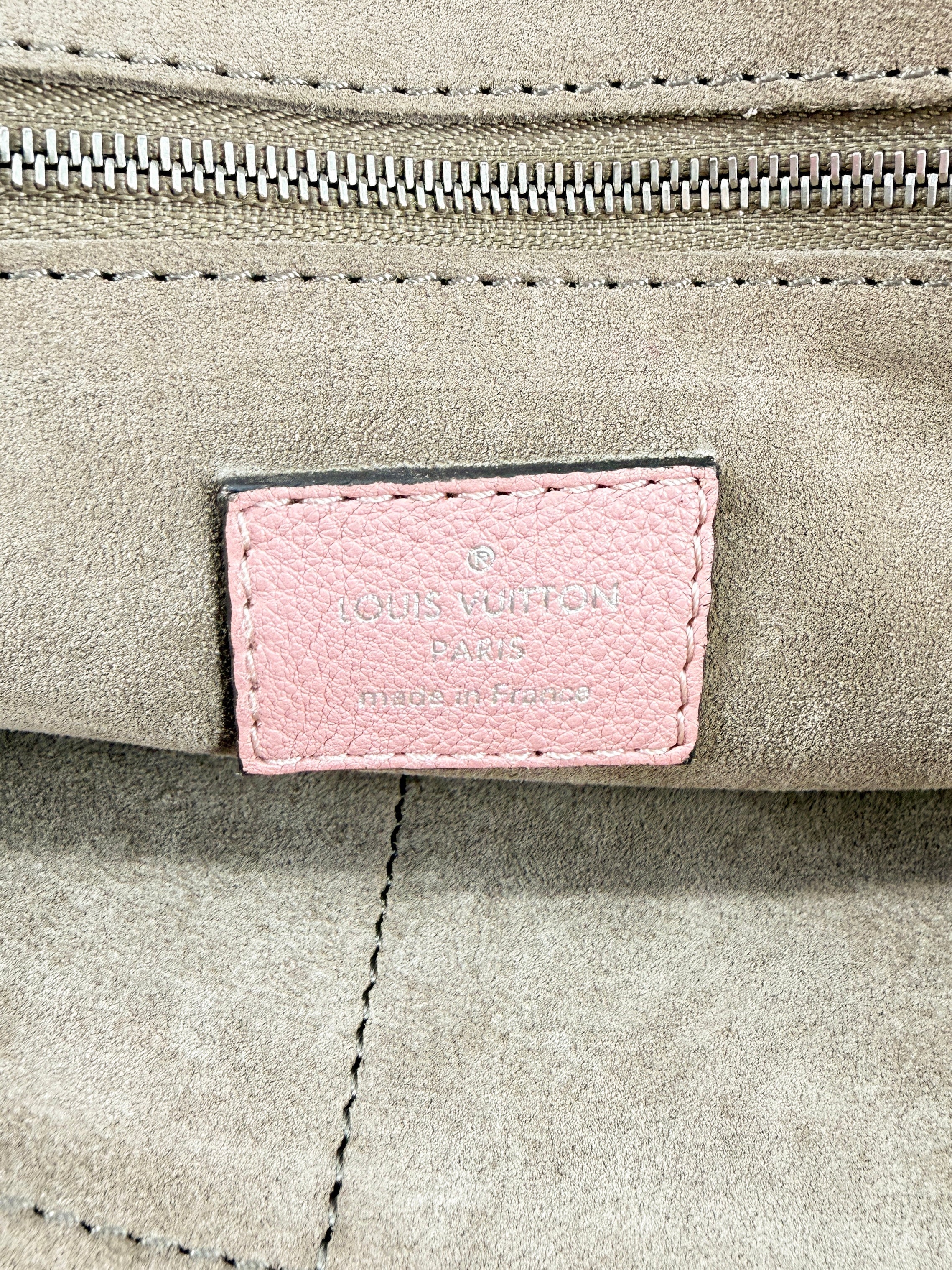 Louis Vuitton pink Cachemire leather Soft Lockit MM DK3107