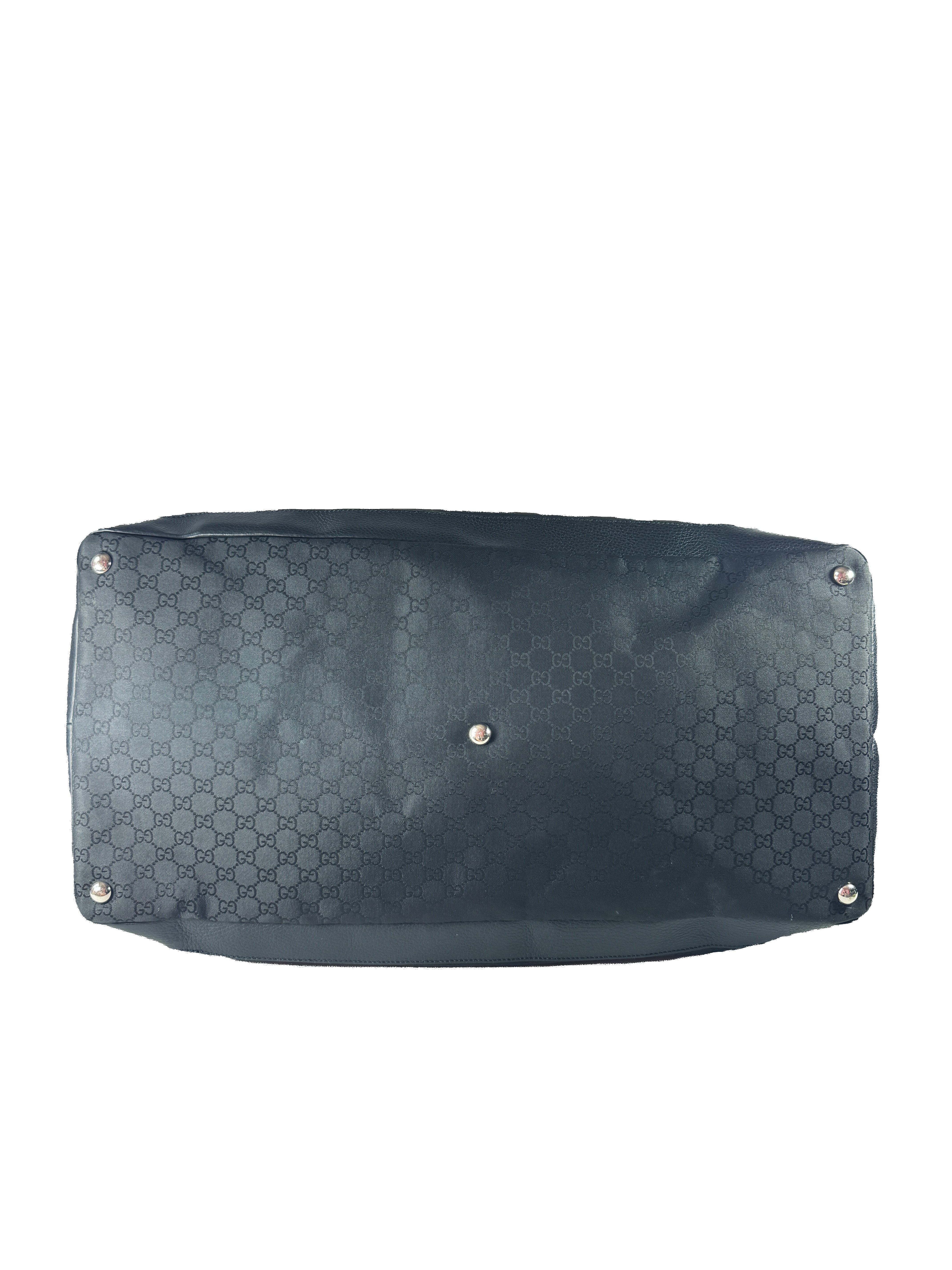 Gucci black GG XL travel bag 105669 520981