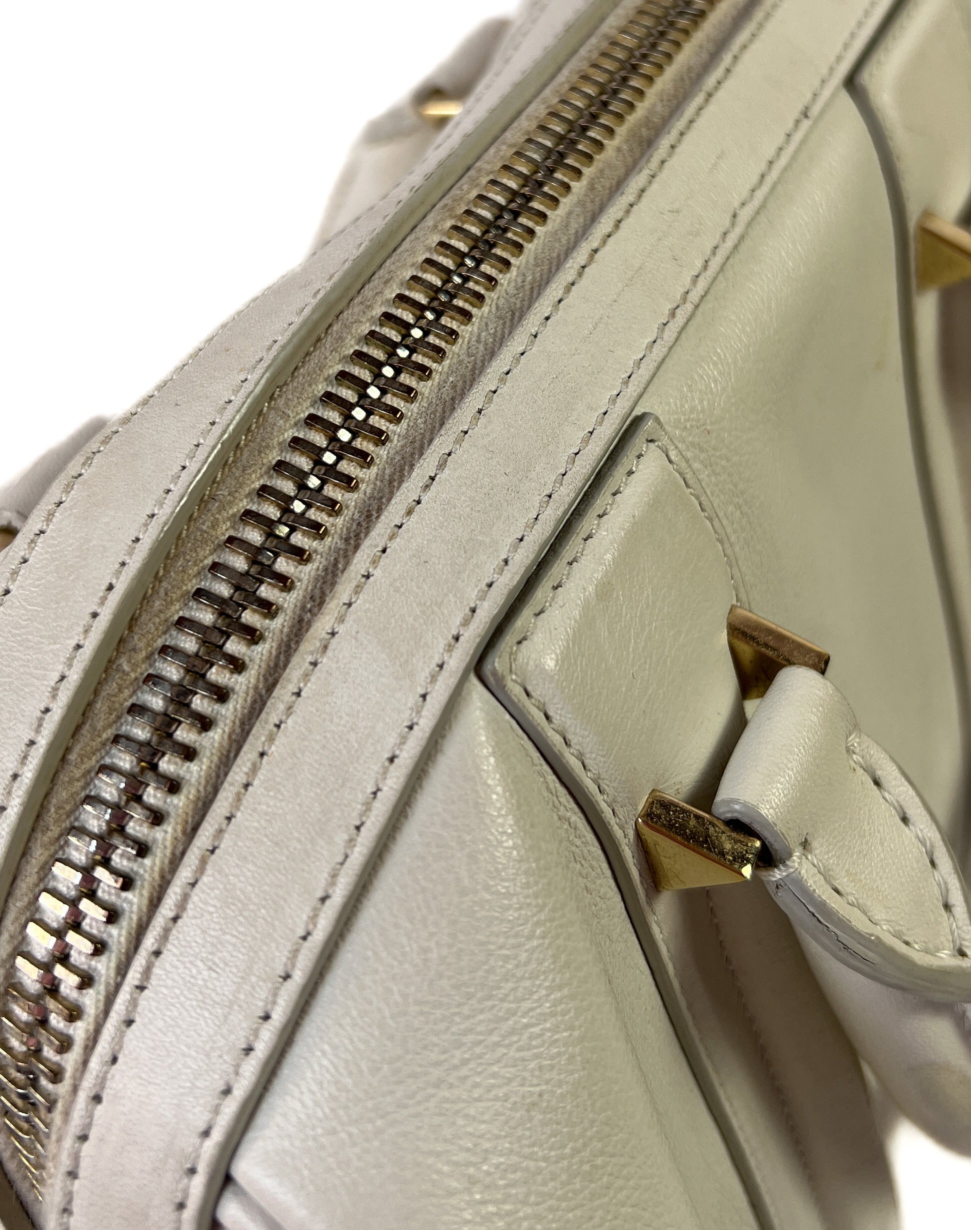 Givenchy white leather small Lucrezia Sandy satchel