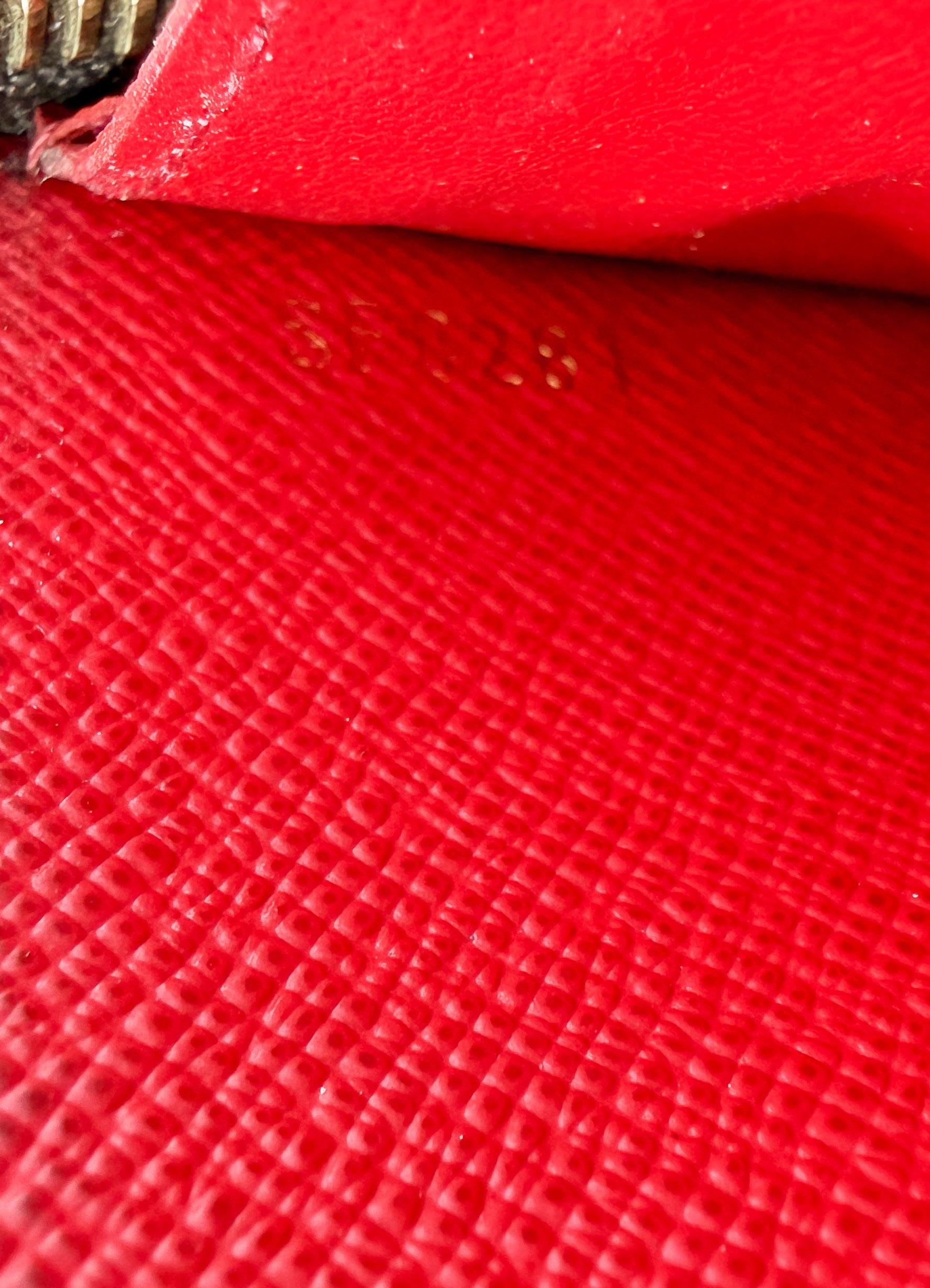 Louis Vuitton damier ebene Clemence wallet SF0281