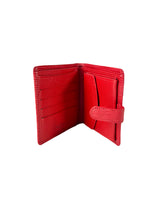Louis Vuitton red epi leather vintage wallet MI0043