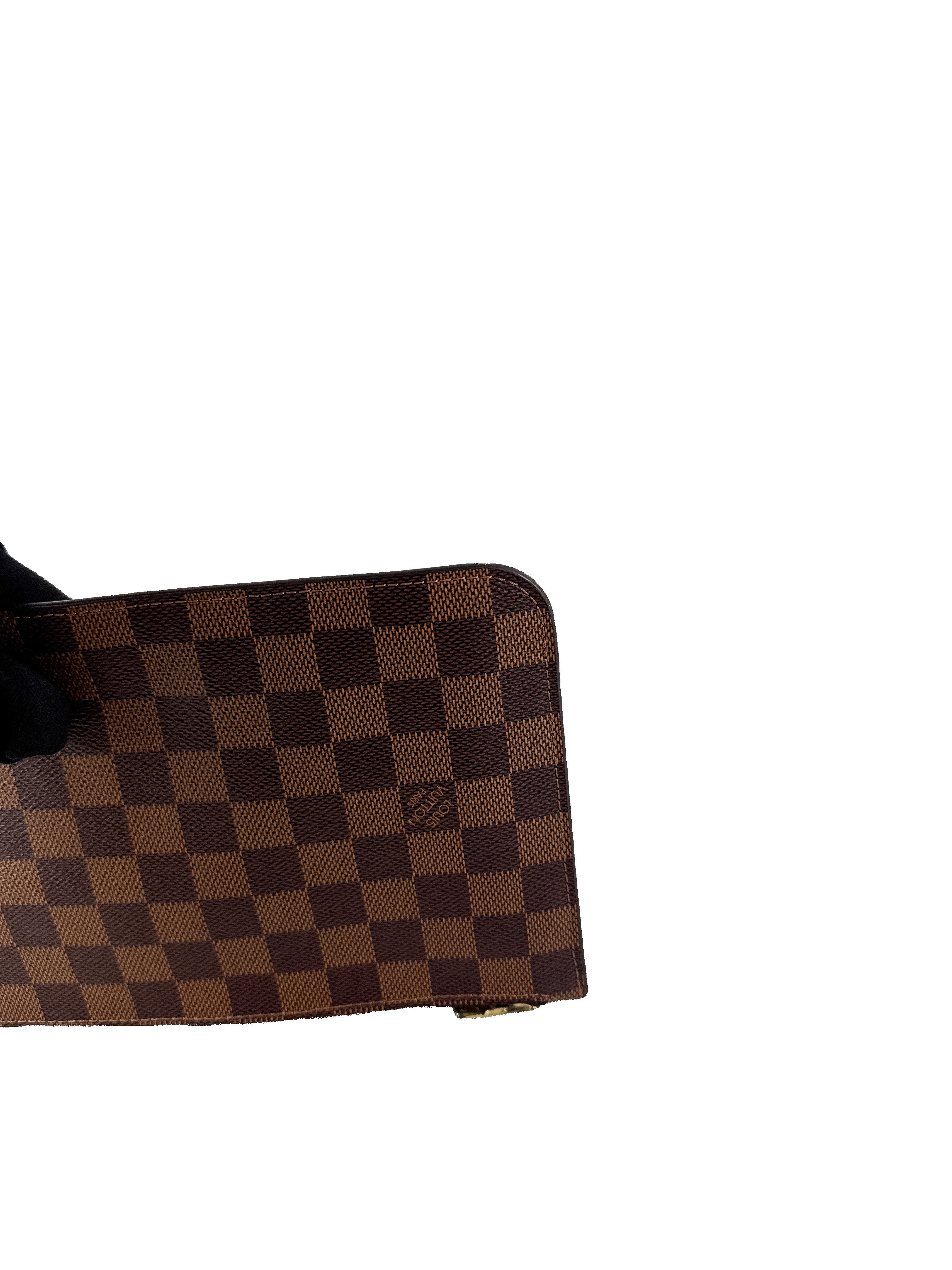 Louis Vuitton damier ebene neverfull pouch SD1169