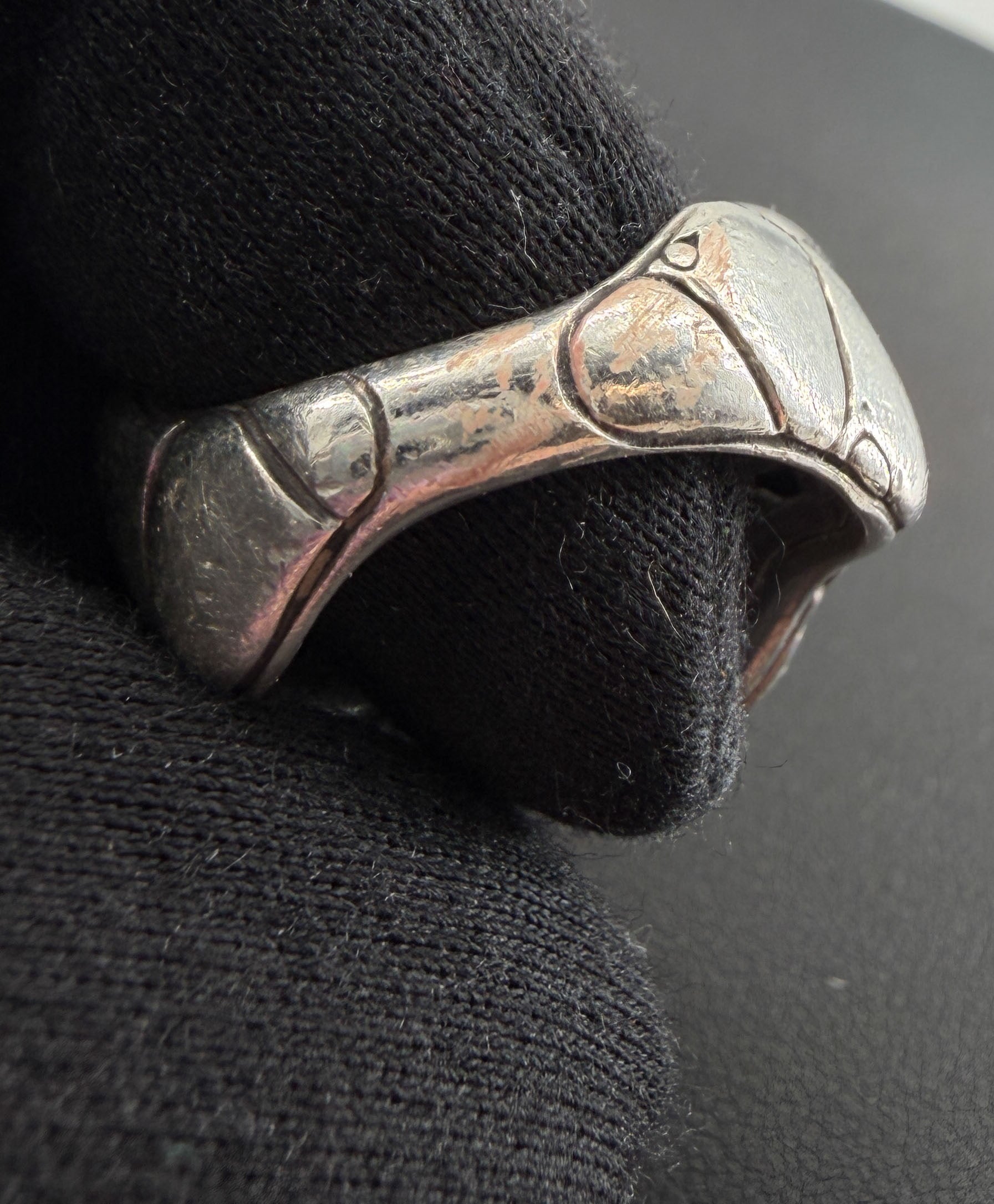 John Hardy sterling silver bamboo ring