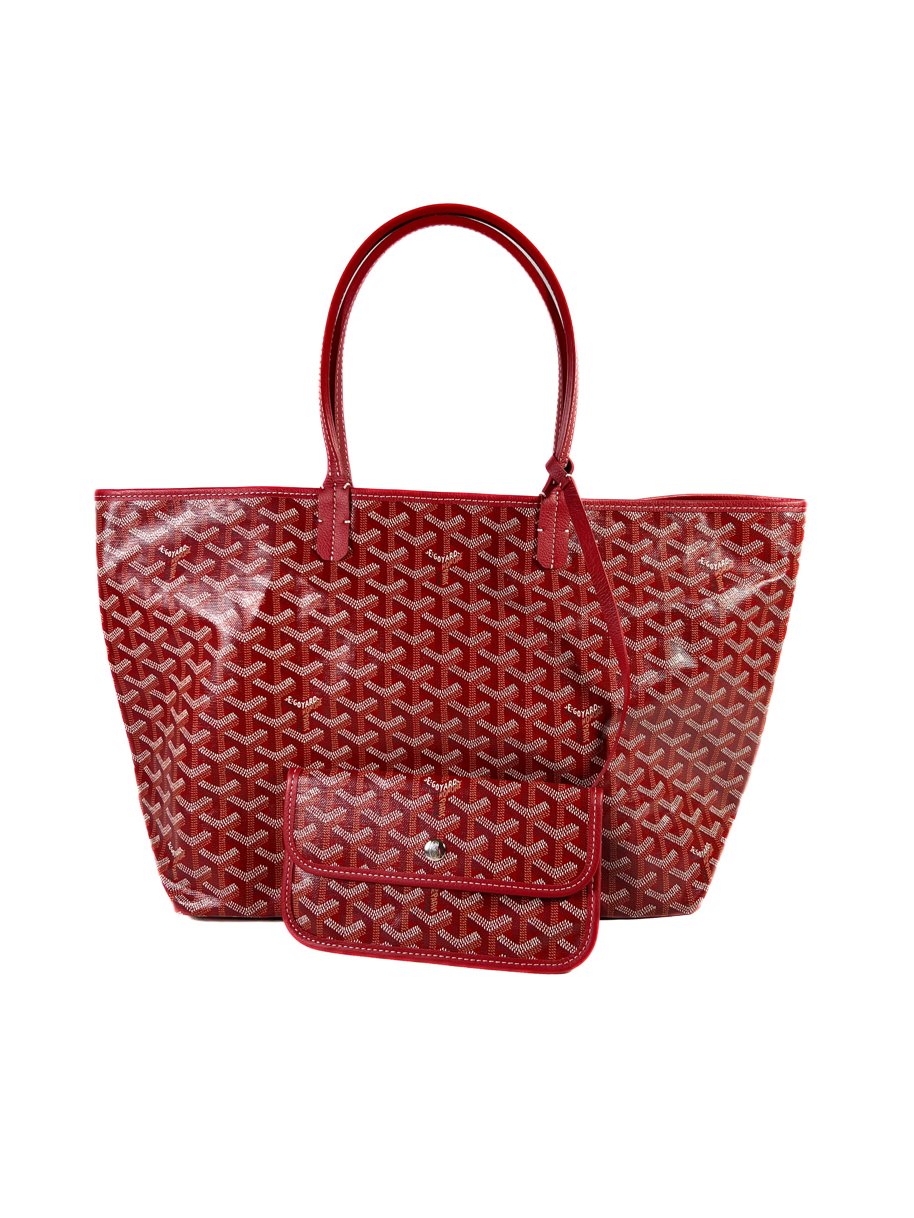 Goyard Saint Louis red tote PM