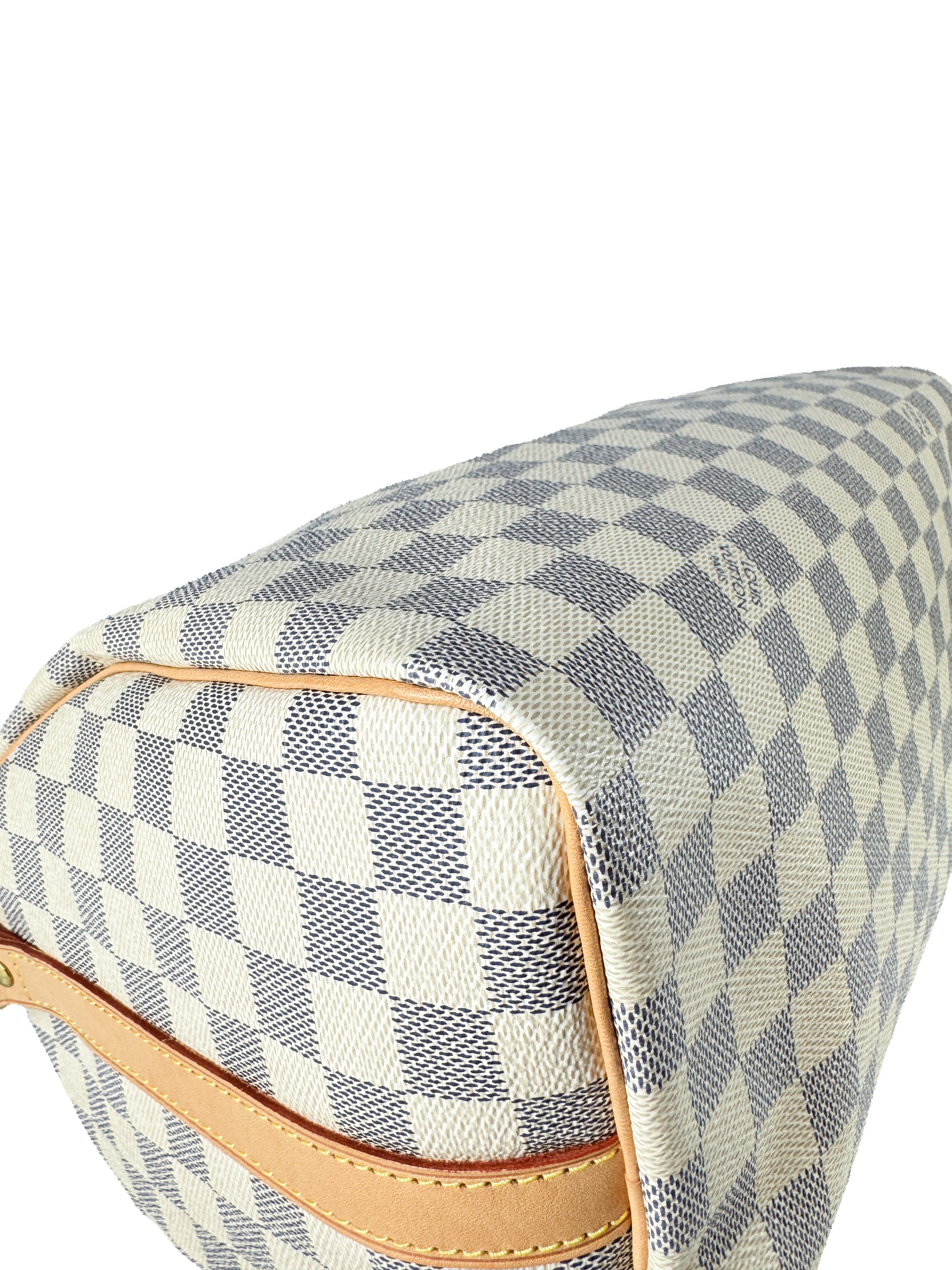 Louis Vuitton damier azur Speedy 30 bandouliere SD4147