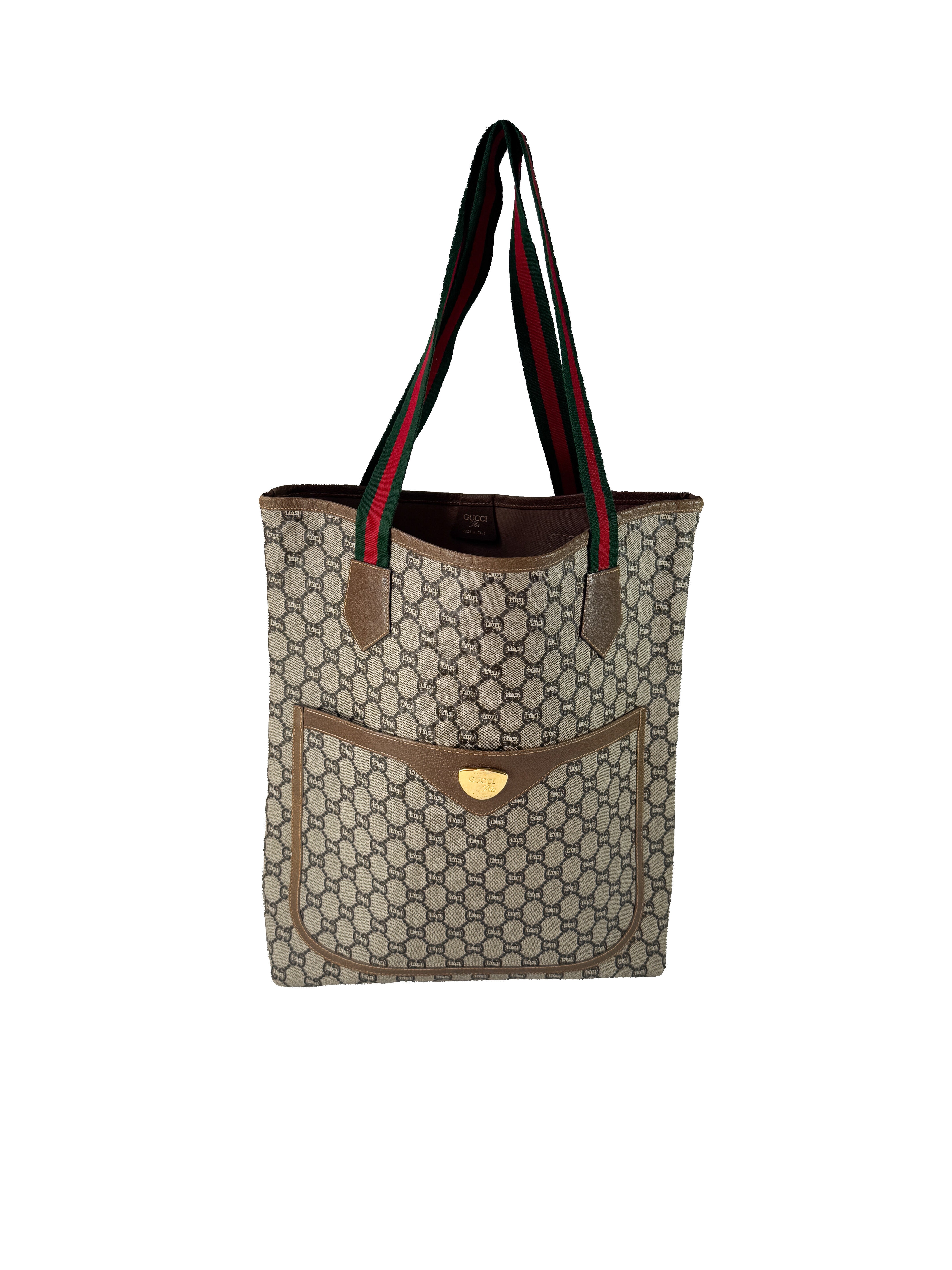 酒*様 GUCCI Plus トートバッグ シェリーライン GG柄 vintag Gucci Plus sherry line vintage GG tote