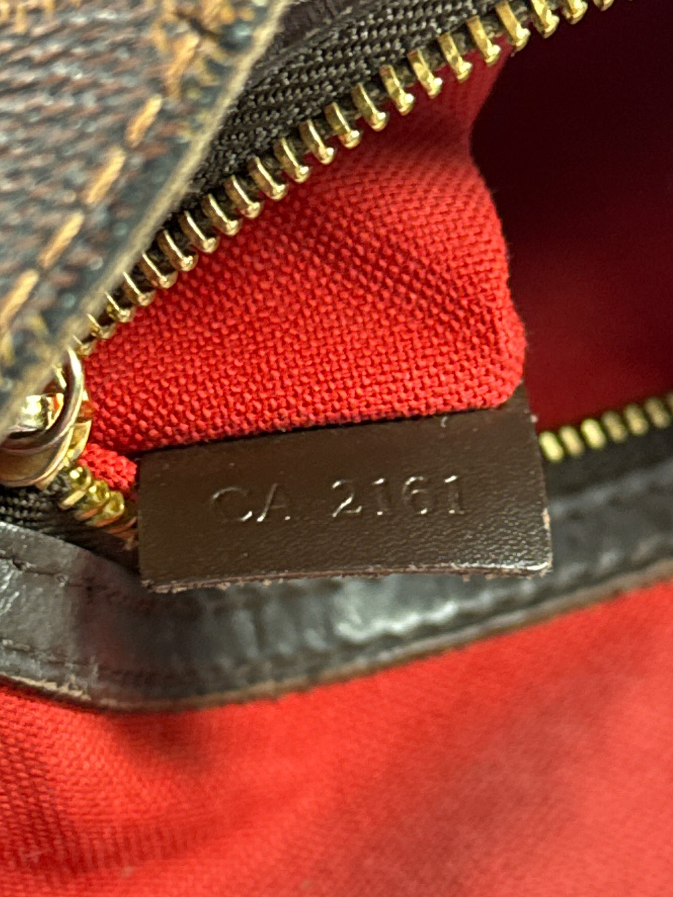 Louis Vuitton damier ebene Cabas Rivington tote CA2161 **as is**