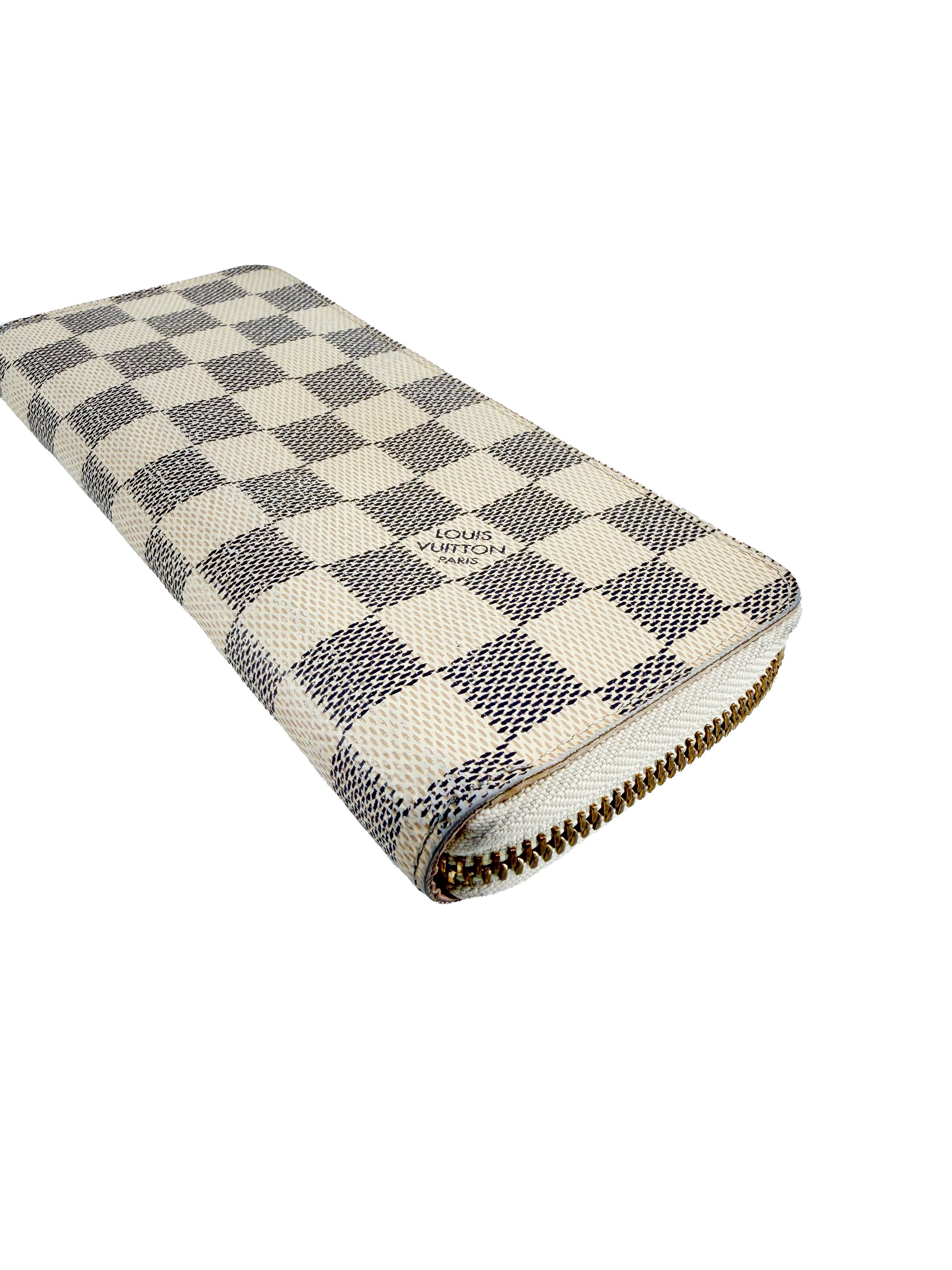 Louis Vuitton damier azur Clemence wallet GI3127